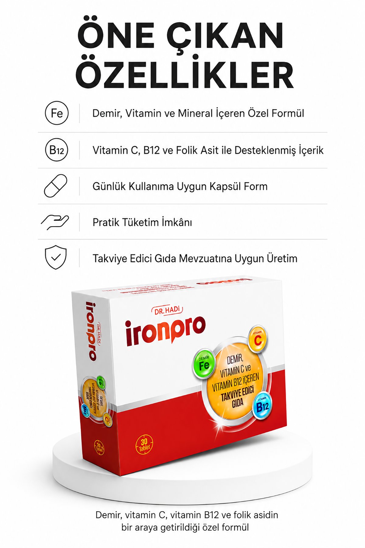 Ironpro 30 Kapsül