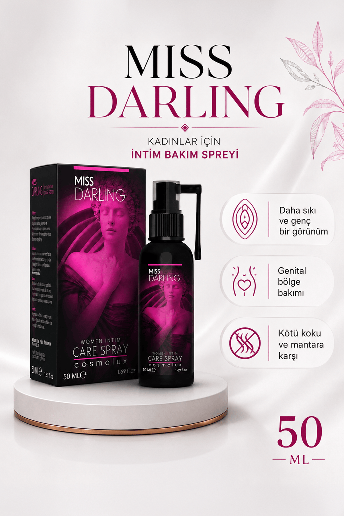 Miss Darling Kadınlara Özel Intim Sprey