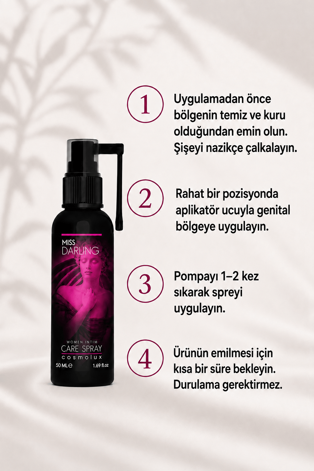 Miss Darling Kadınlara Özel Intim Sprey