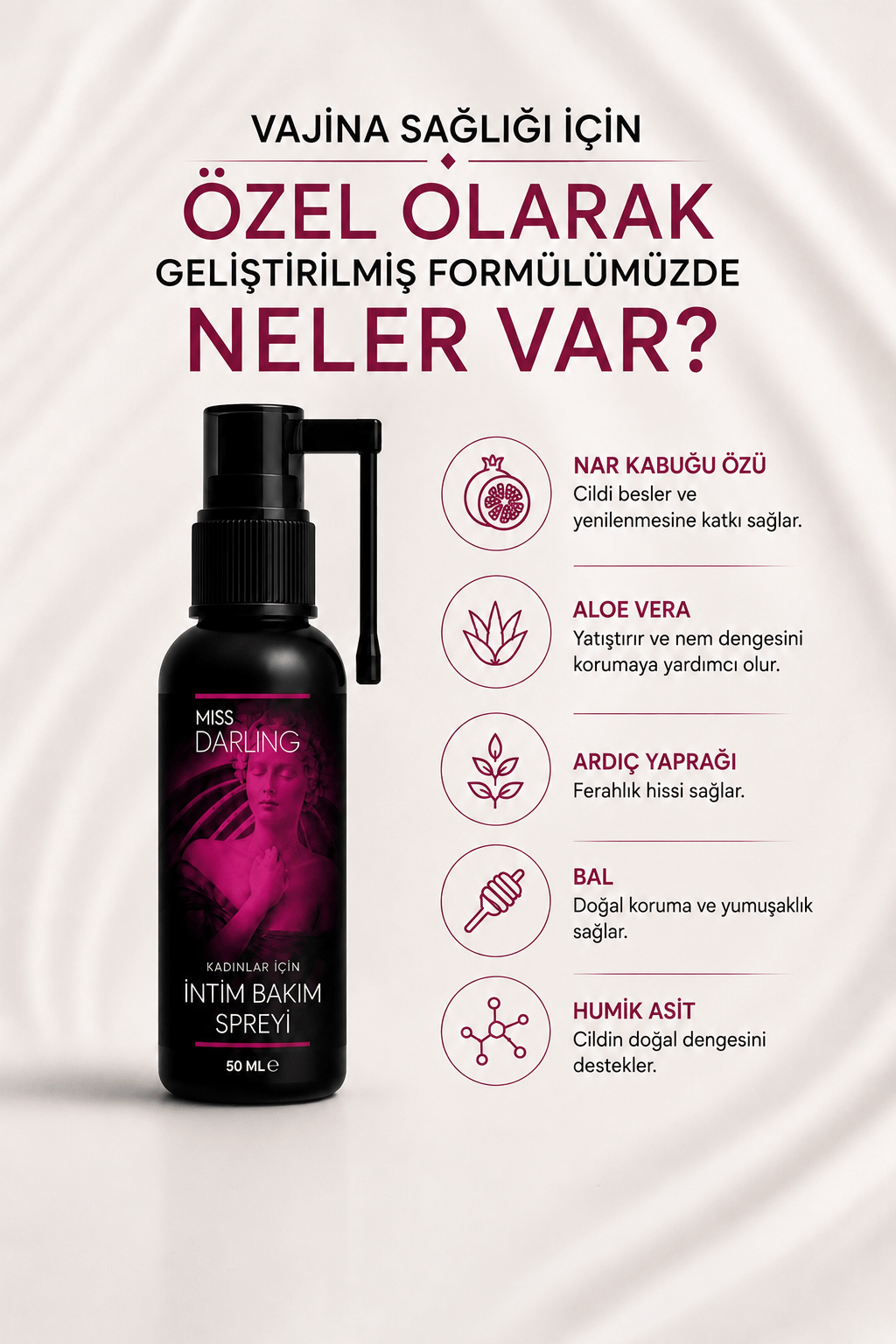 Miss Darling Kadınlara Özel Intim Sprey