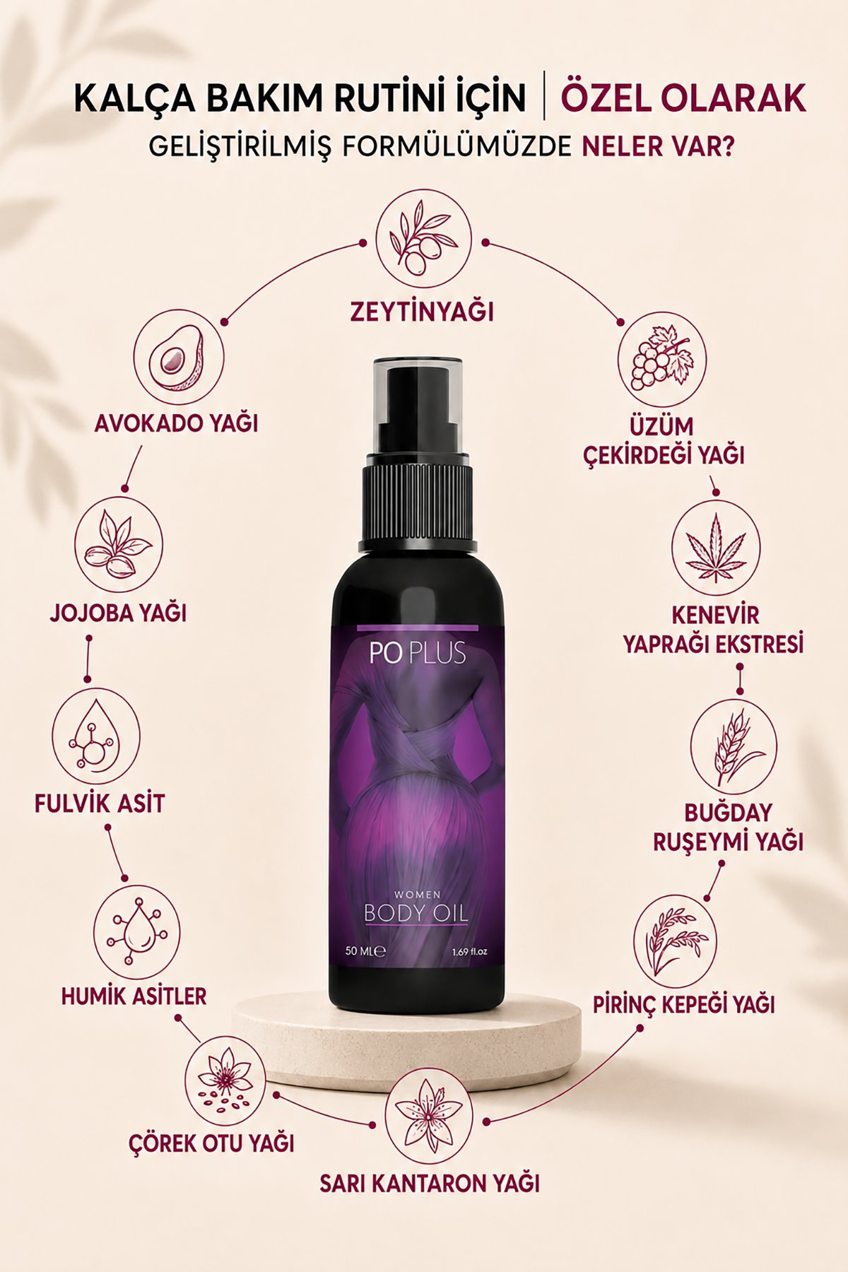 Po Plus Kadınlara Özel 50 ml