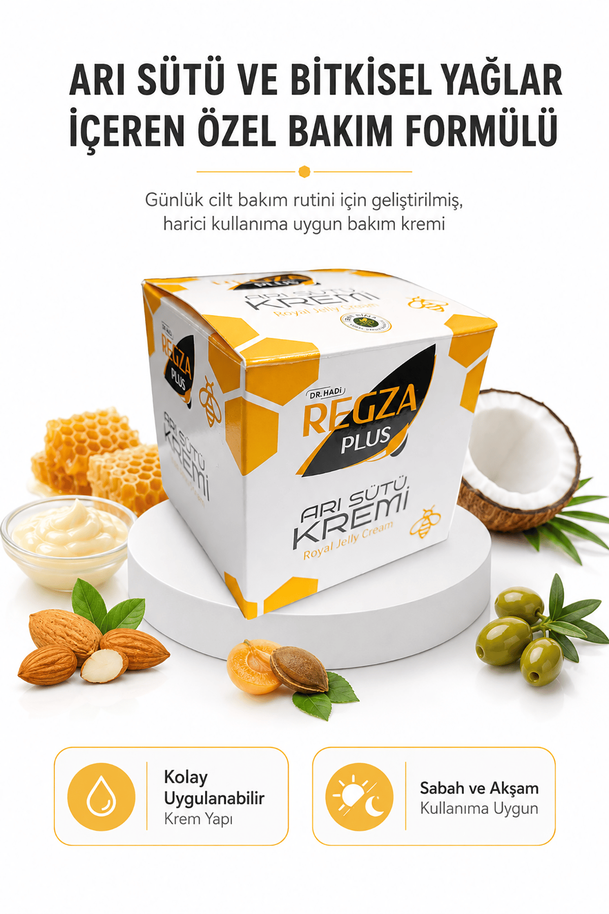 Regza Plus Bitkisel Cilt Bakım Kremi 