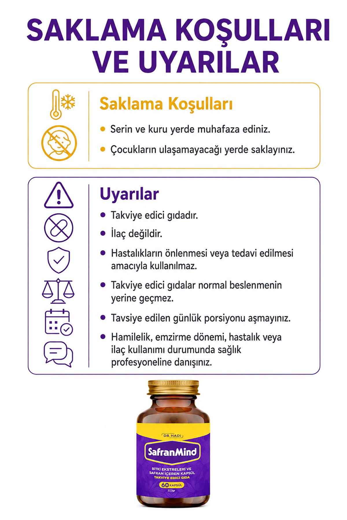SafranMind 30 Kapsül 