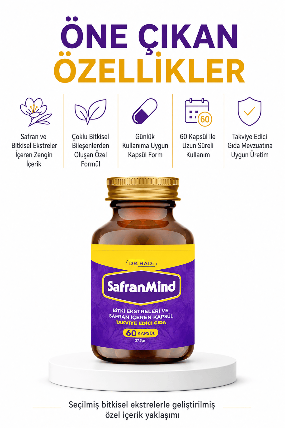 SafranMind 30 Kapsül 
