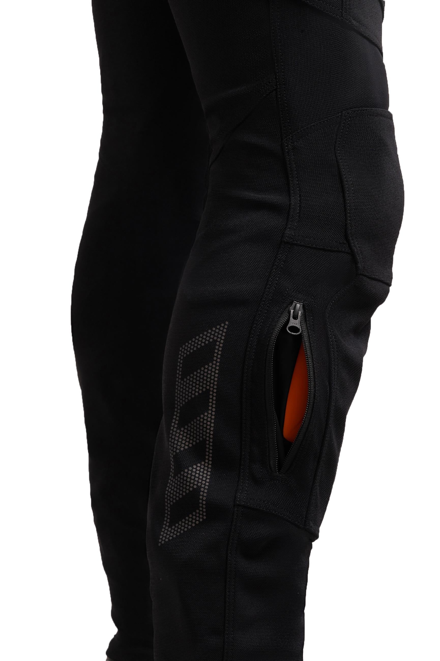 Airgobi 2.0 Erkek Yazlık Motosiklet Pantolonu C1 Kısa Paça Siyah-999