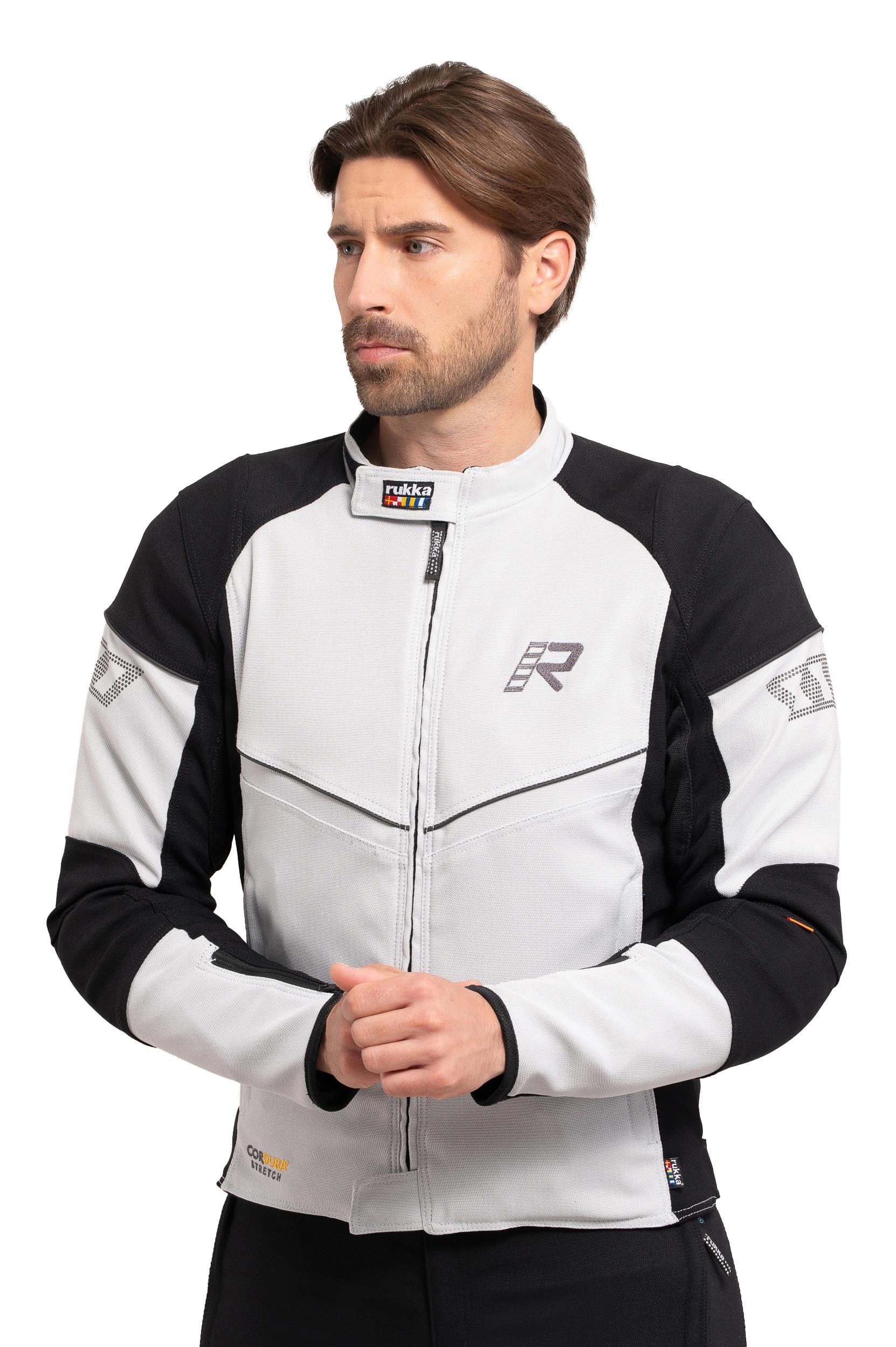 Airgobi 2.0 Erkek Yazlık Motosiklet Montu Gri-200