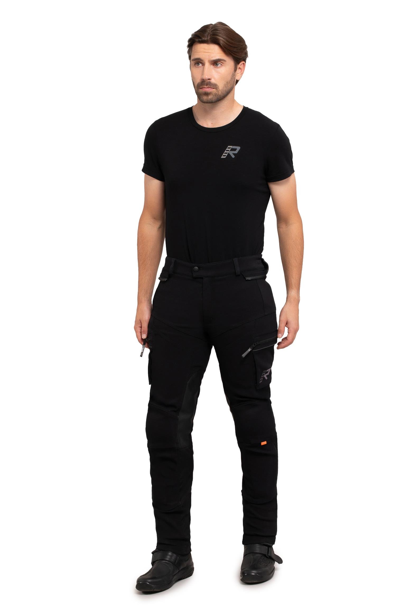 Airtacama Erkek Yazlık Motosiklet Pantolonu C2 Normal Paça Siyah-999