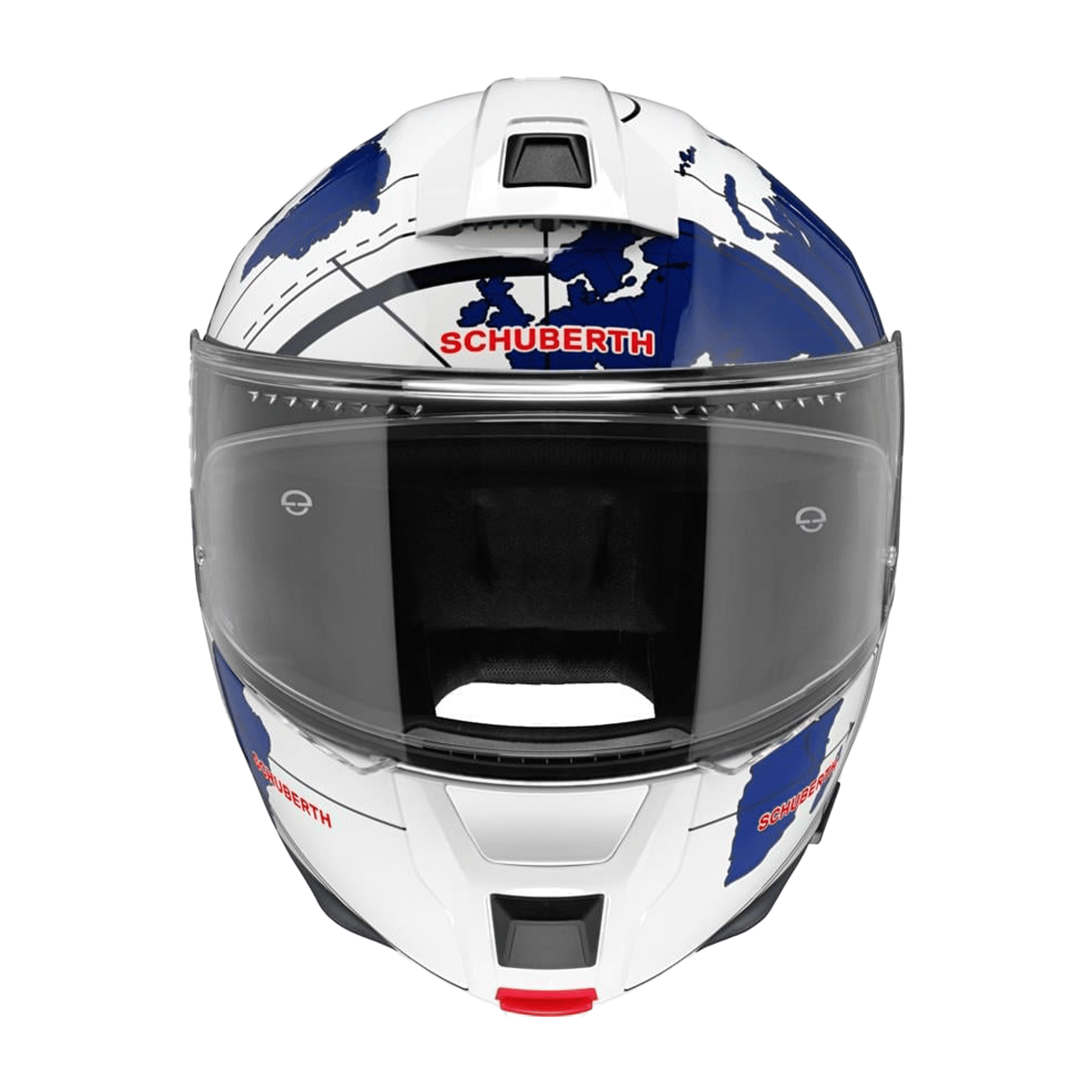 C5 Çene Açılır Motosiklet Kaskı-Globe Blue Globe Blue