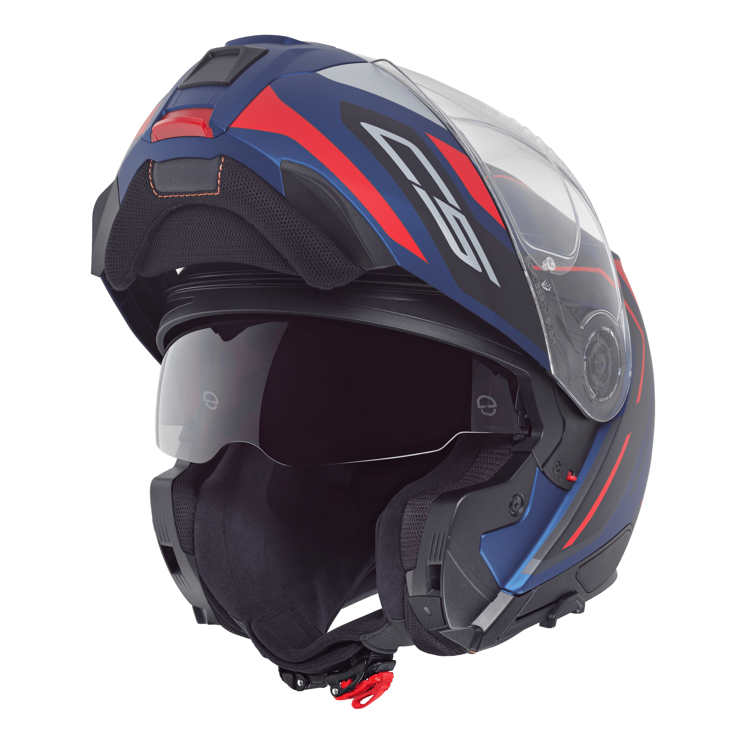 C5 Çene Açılır Motosiklet Kaskı-Omega Blue Omega Blue