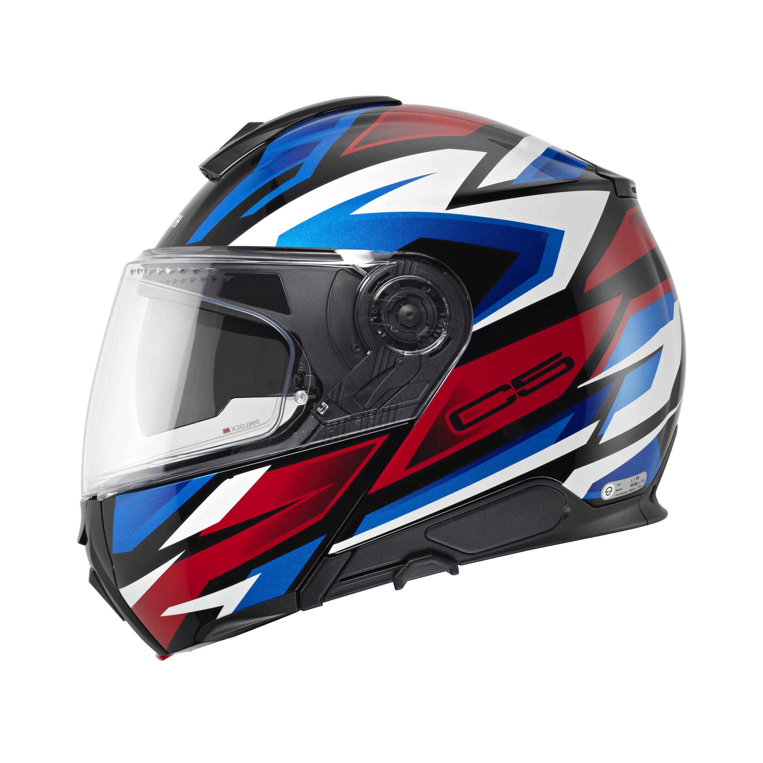 C5 Çene Açılır Motosiklet Kaskı Zenith Blue