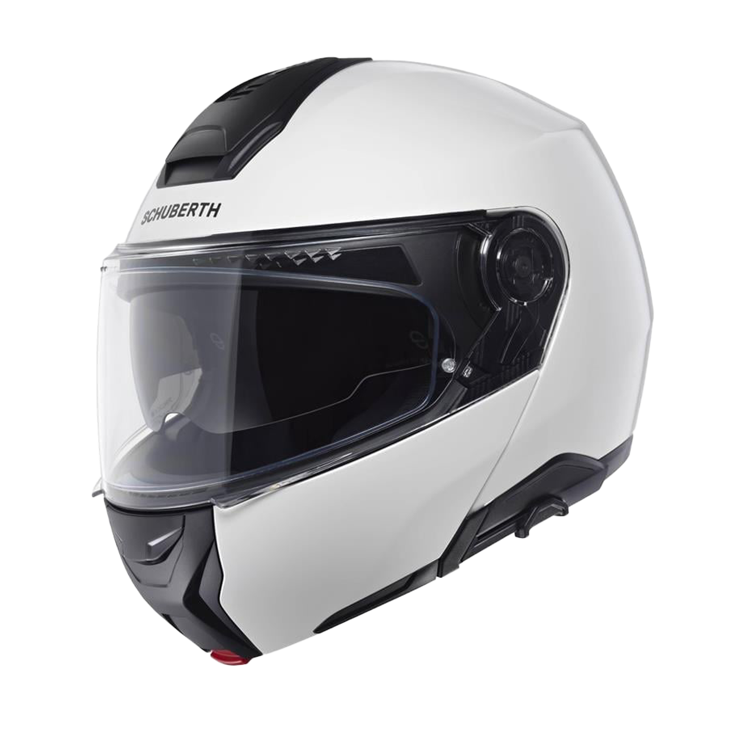 CONCEPT Çene Açılır Motosiklet Kaskı-Glossy White Glossy White