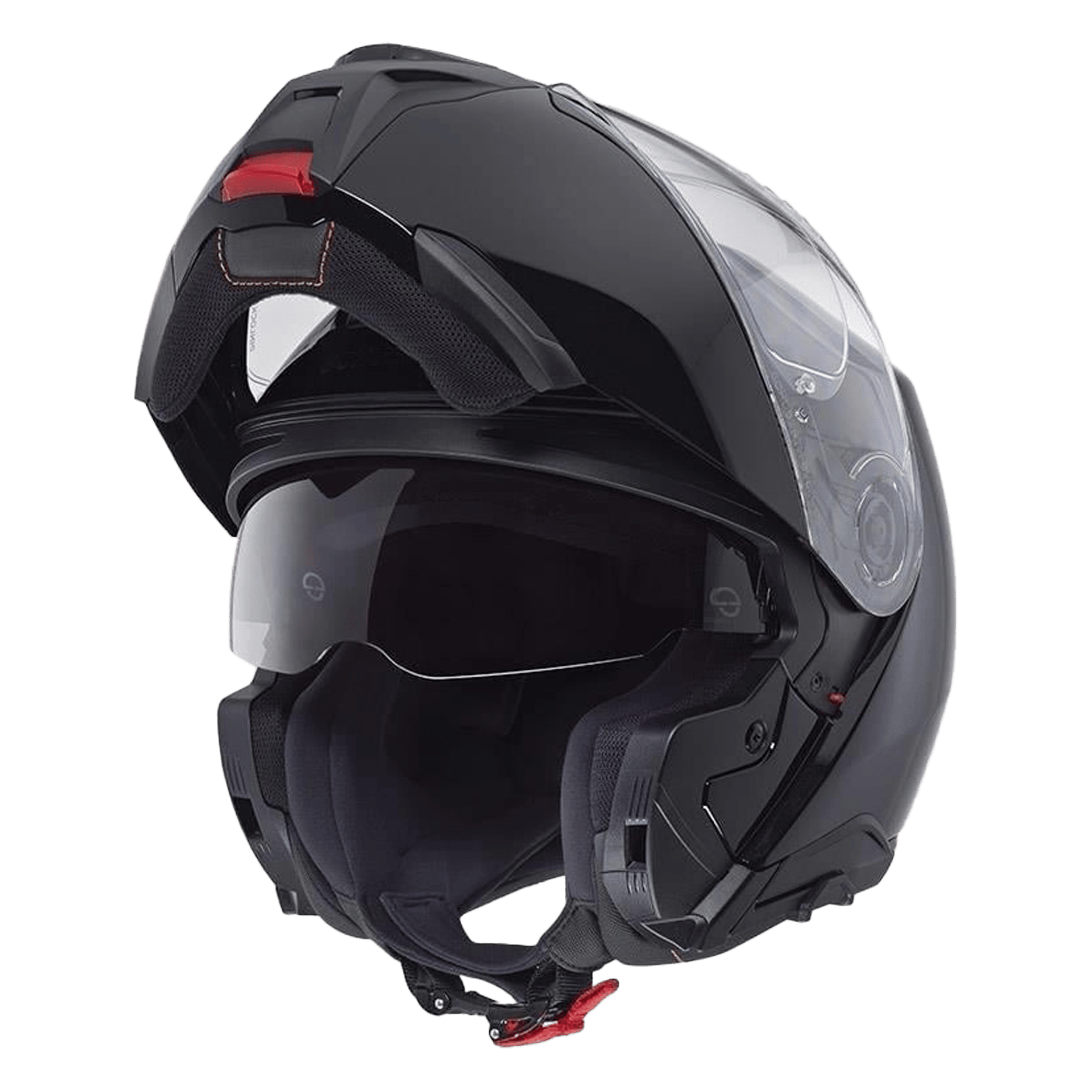 CONCEPT Çene Açılır Motosiklet Kaskı-Glossy Black Glossy Black