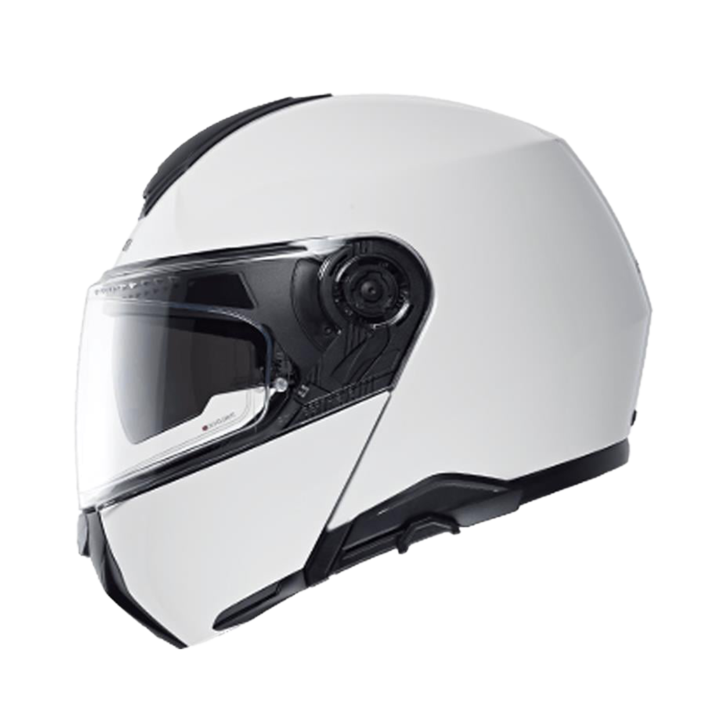 CONCEPT Çene Açılır Motosiklet Kaskı-Glossy White Glossy White