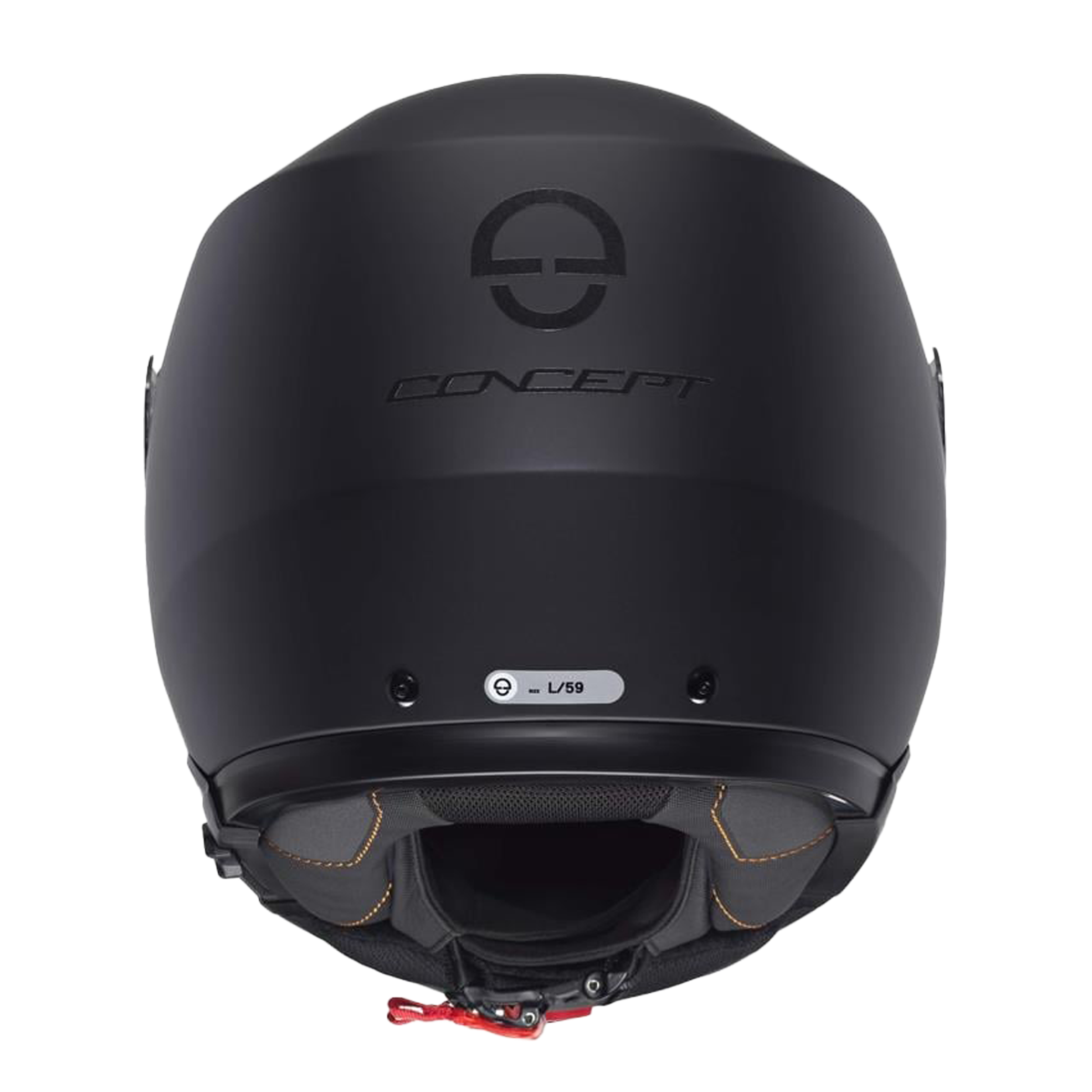 CONCEPT Çene Açılır Motosiklet Kaskı-Matt Black Matt Black