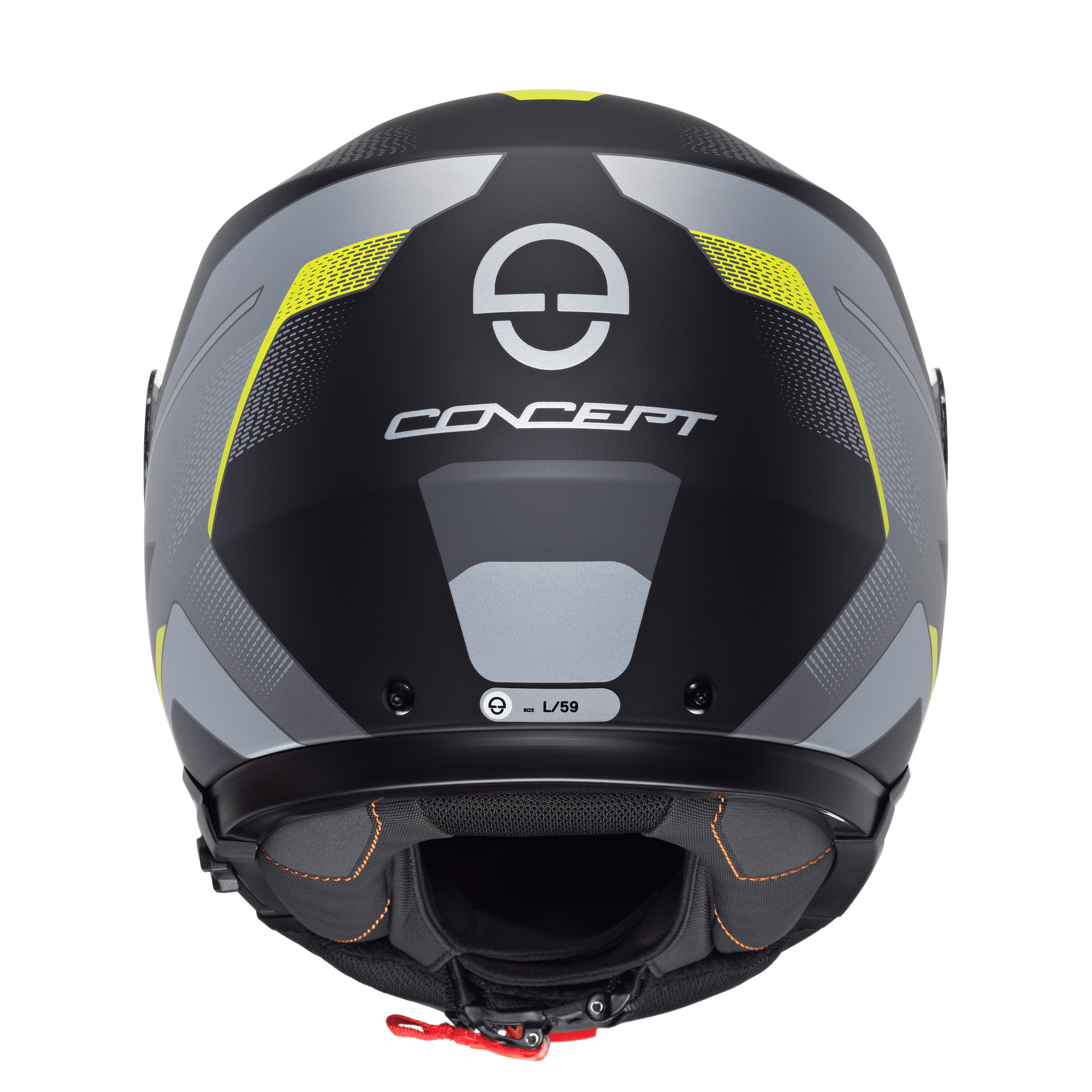 CONCEPT Çene Açılır Motosiklet Kaskı-Tracer Yellow Tracer Yellow