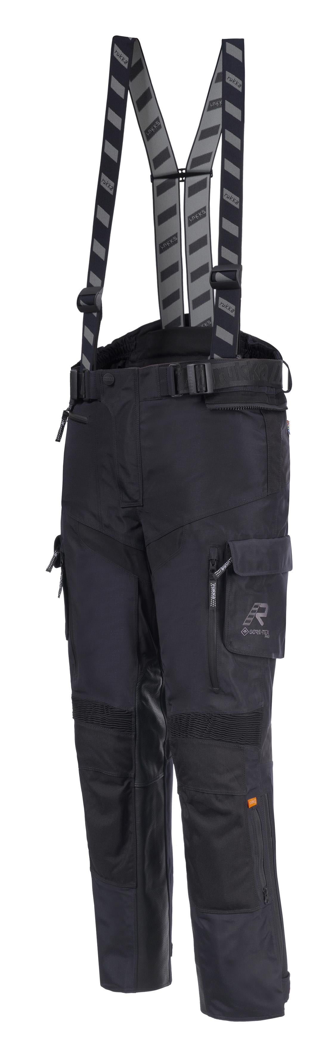 Ecuado-R Gore-Tex Pro Erkek Kışlık Motosiklet Pantolonu C1 Kısa Paça Siyah-999