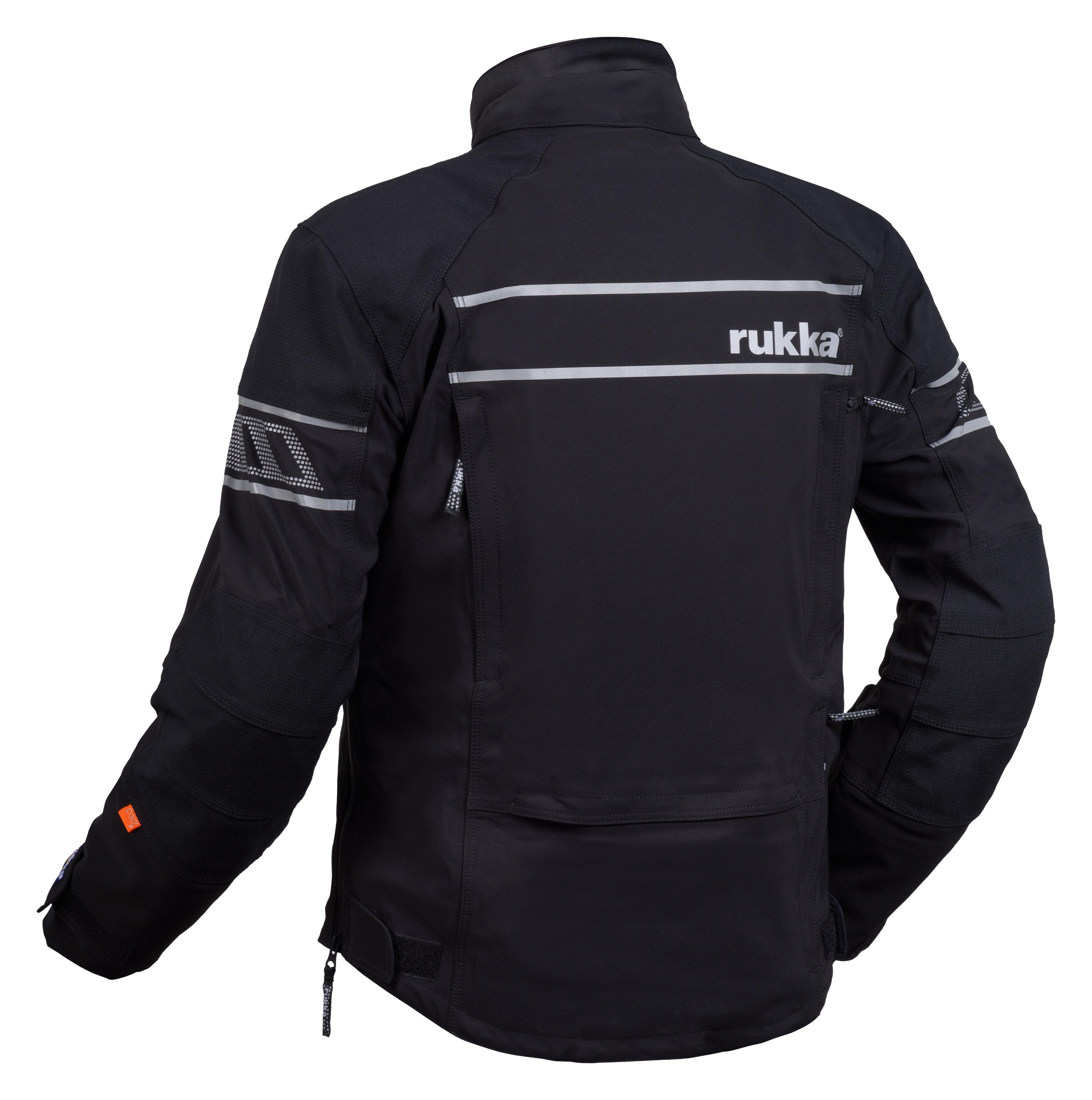 Rapto-R Gore-Tex Pro Erkek Kışlık Motosiklet Montu Siyah/Beyaz-990