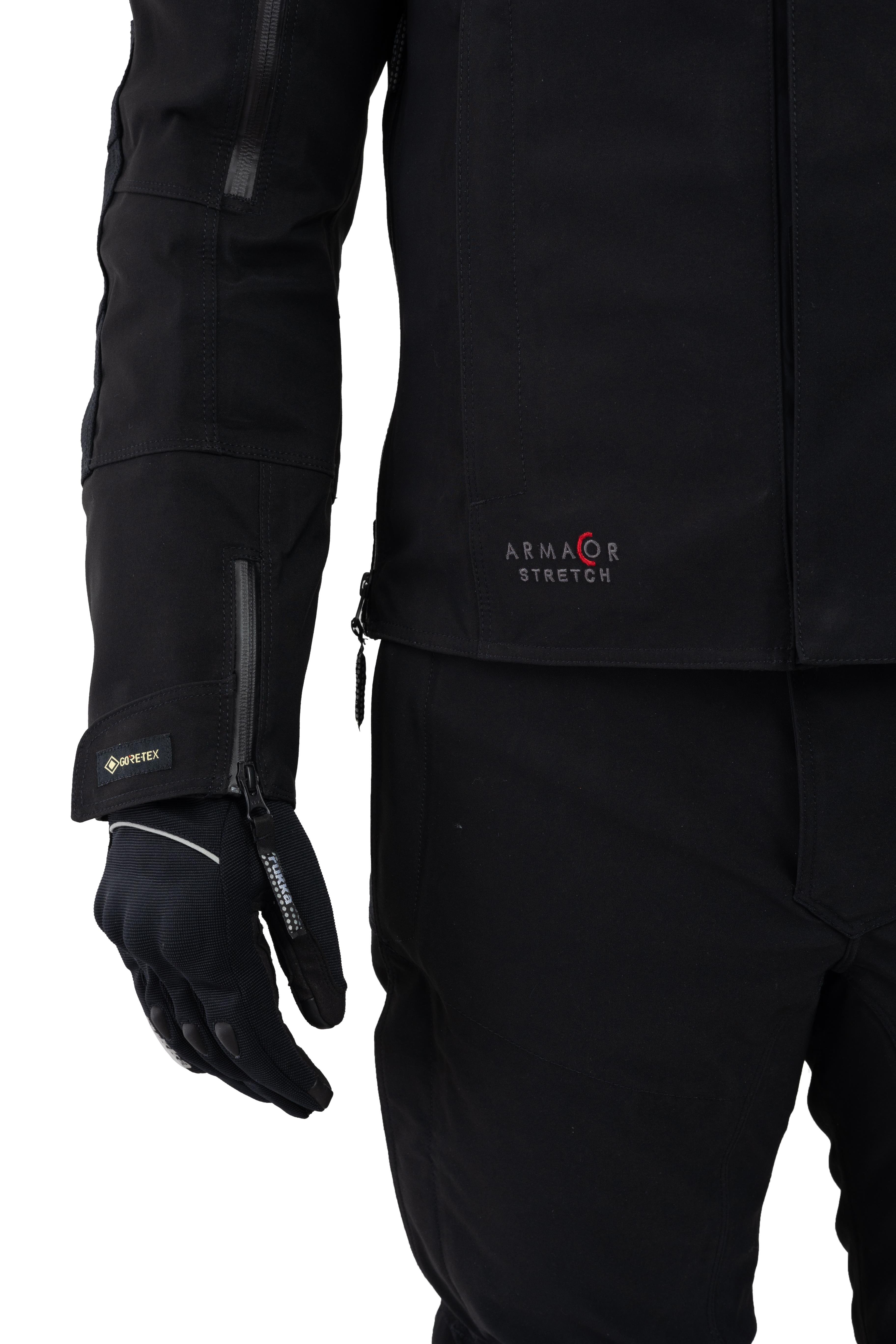 Rapto-R Gore-Tex Pro Erkek Kışlık Motosiklet Montu Siyah/Fluo Sarı-994