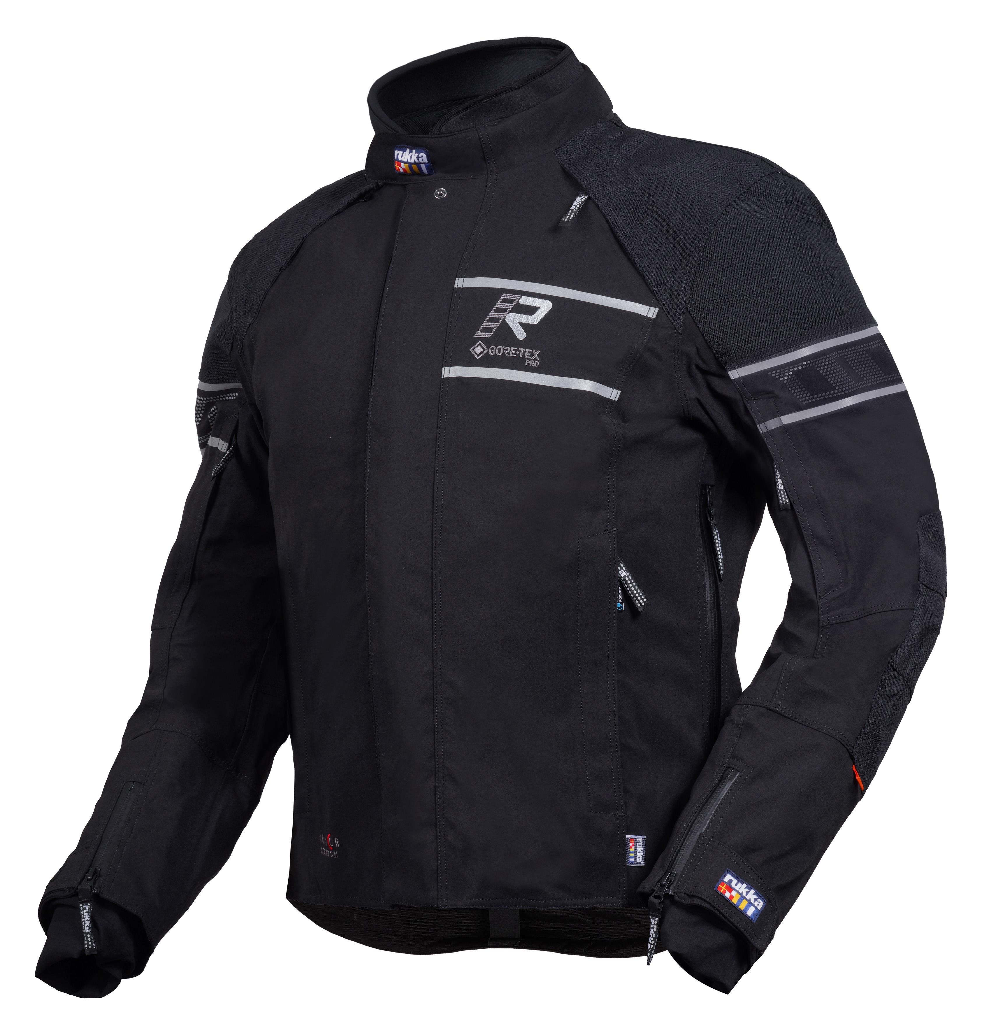 Rapto-R Gore-Tex Pro Erkek Kışlık Motosiklet Montu Siyah/Beyaz-990