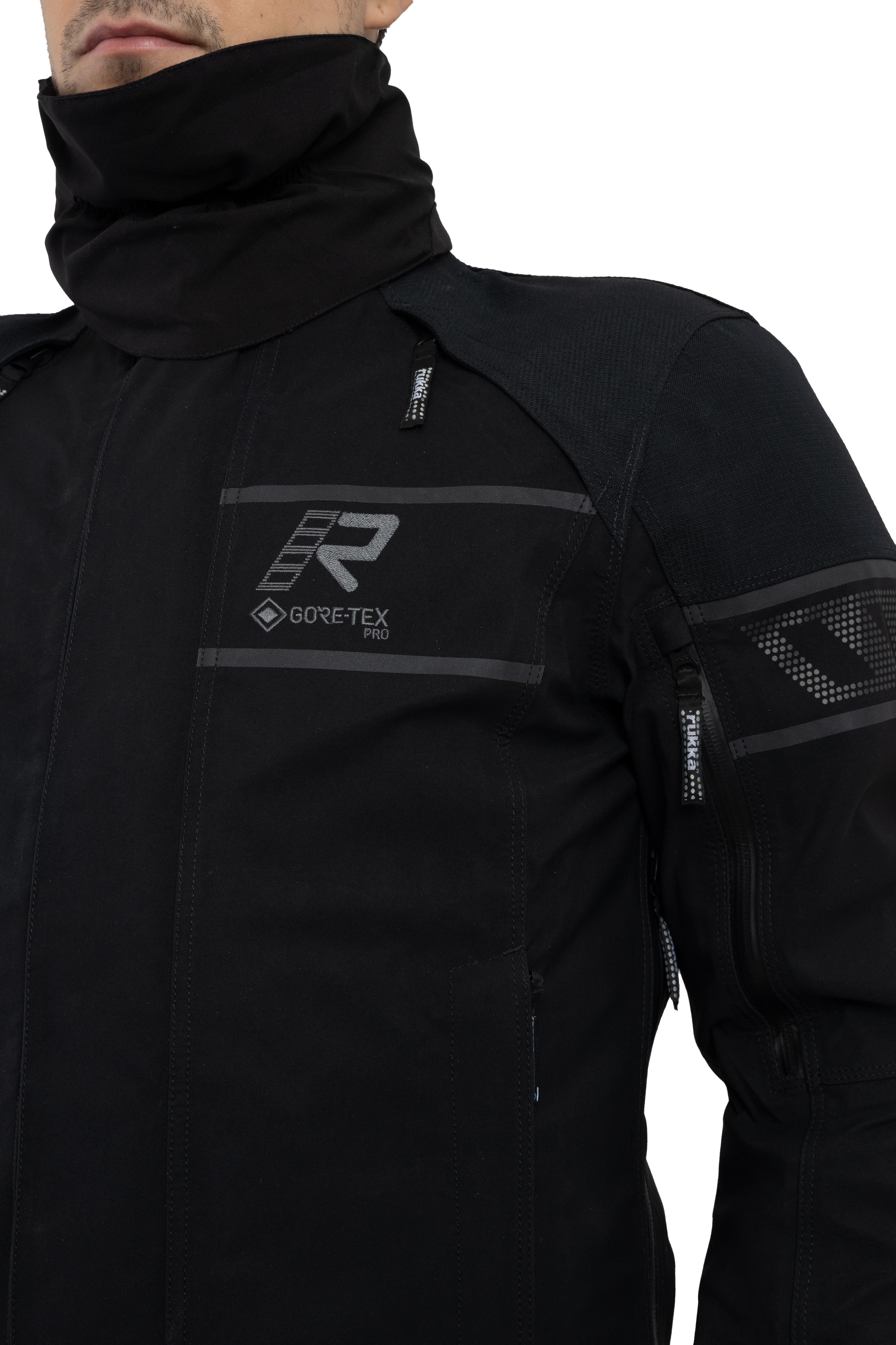 Rapto-R Gore-Tex Pro Erkek Kışlık Motosiklet Montu Siyah-999