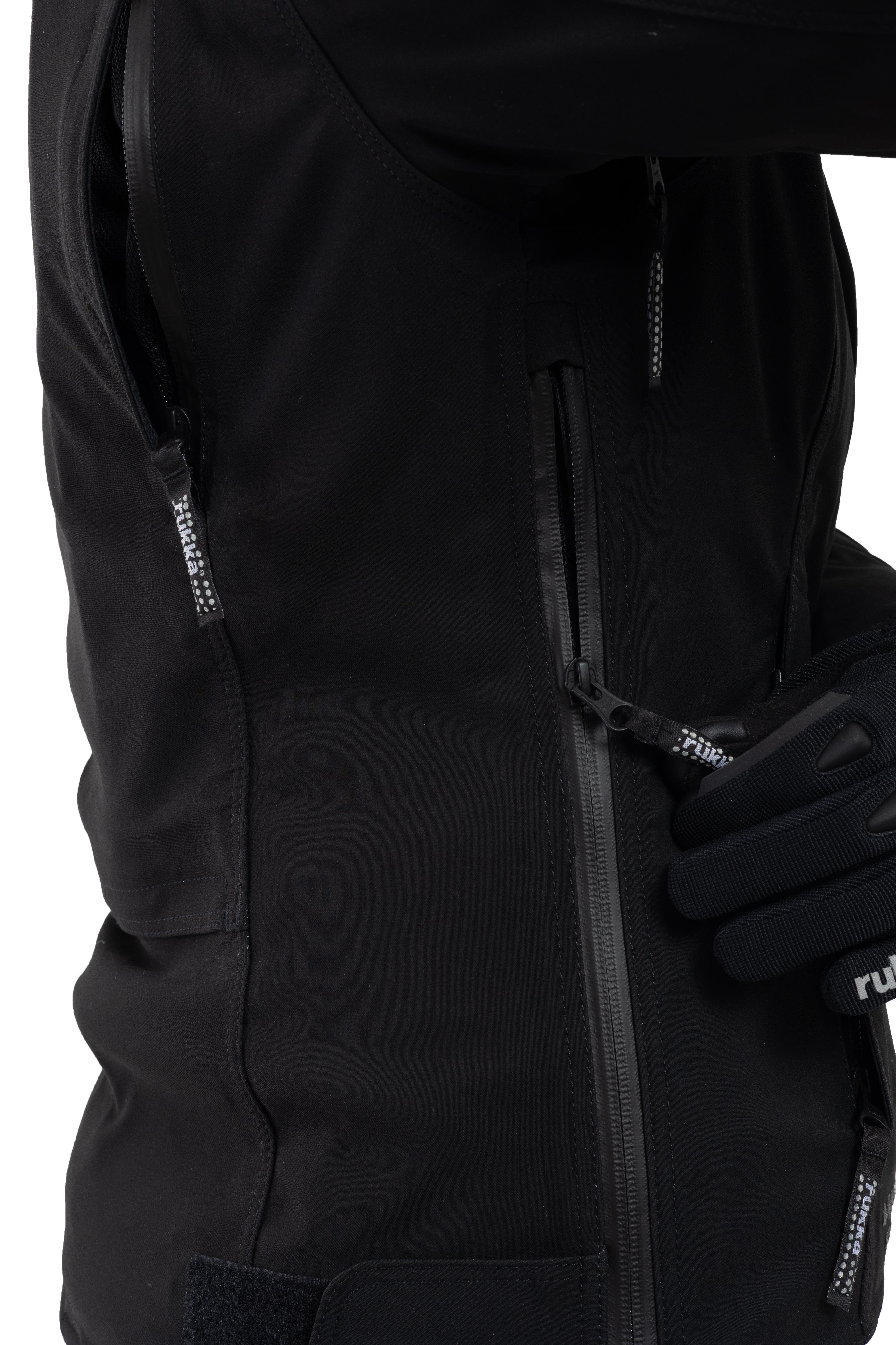 Raptorina Gore-Tex Pro Kadın Kışlık Motosiklet Montu Siyah-999