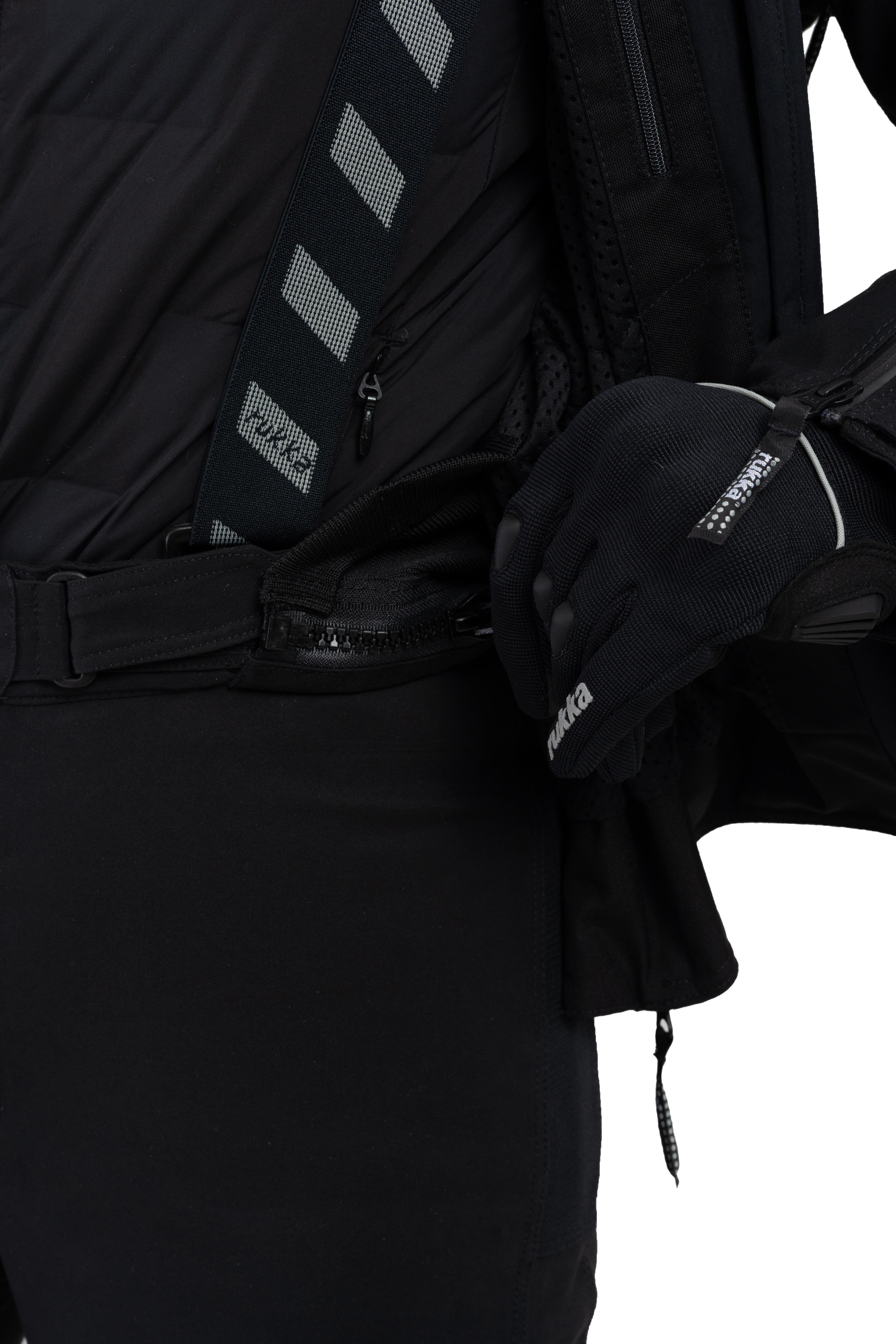 Raptorina Gore-Tex Pro Kadın Kışlık Motosiklet Montu Siyah-999