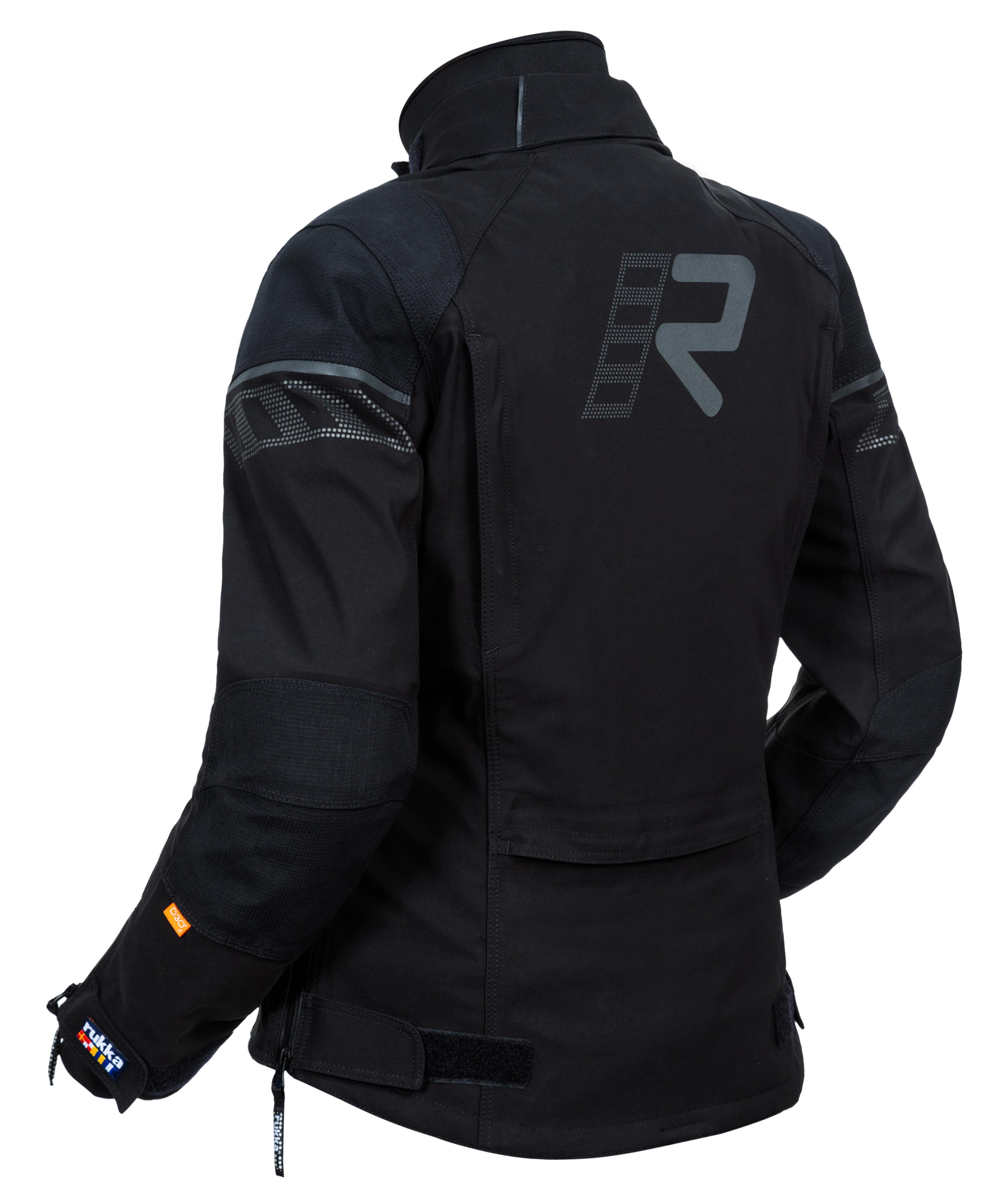 Raptorina Gore-Tex Pro Kadın Kışlık Motosiklet Montu Siyah-999