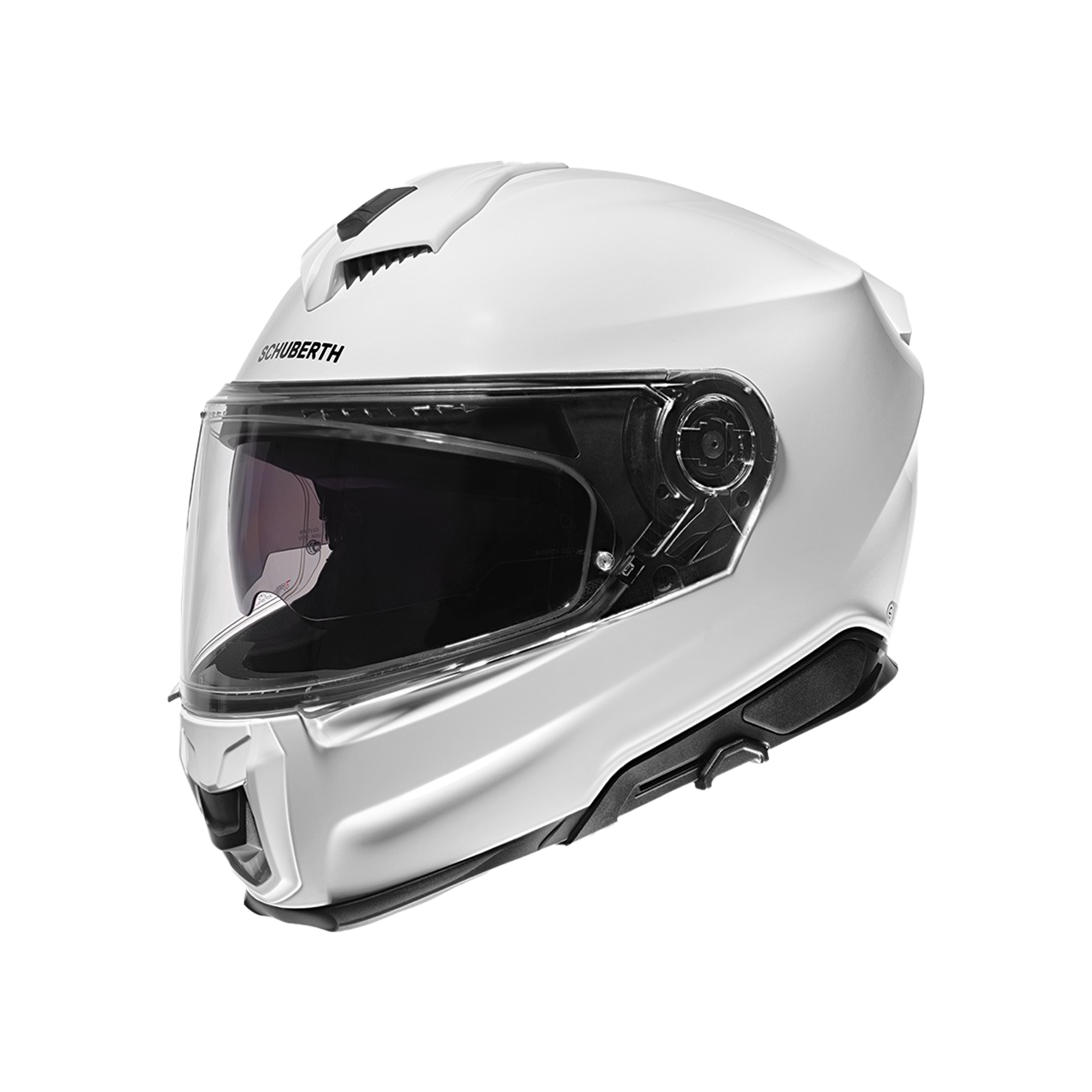 S3 Kapalı Motosiklet Kaskı Glossy White