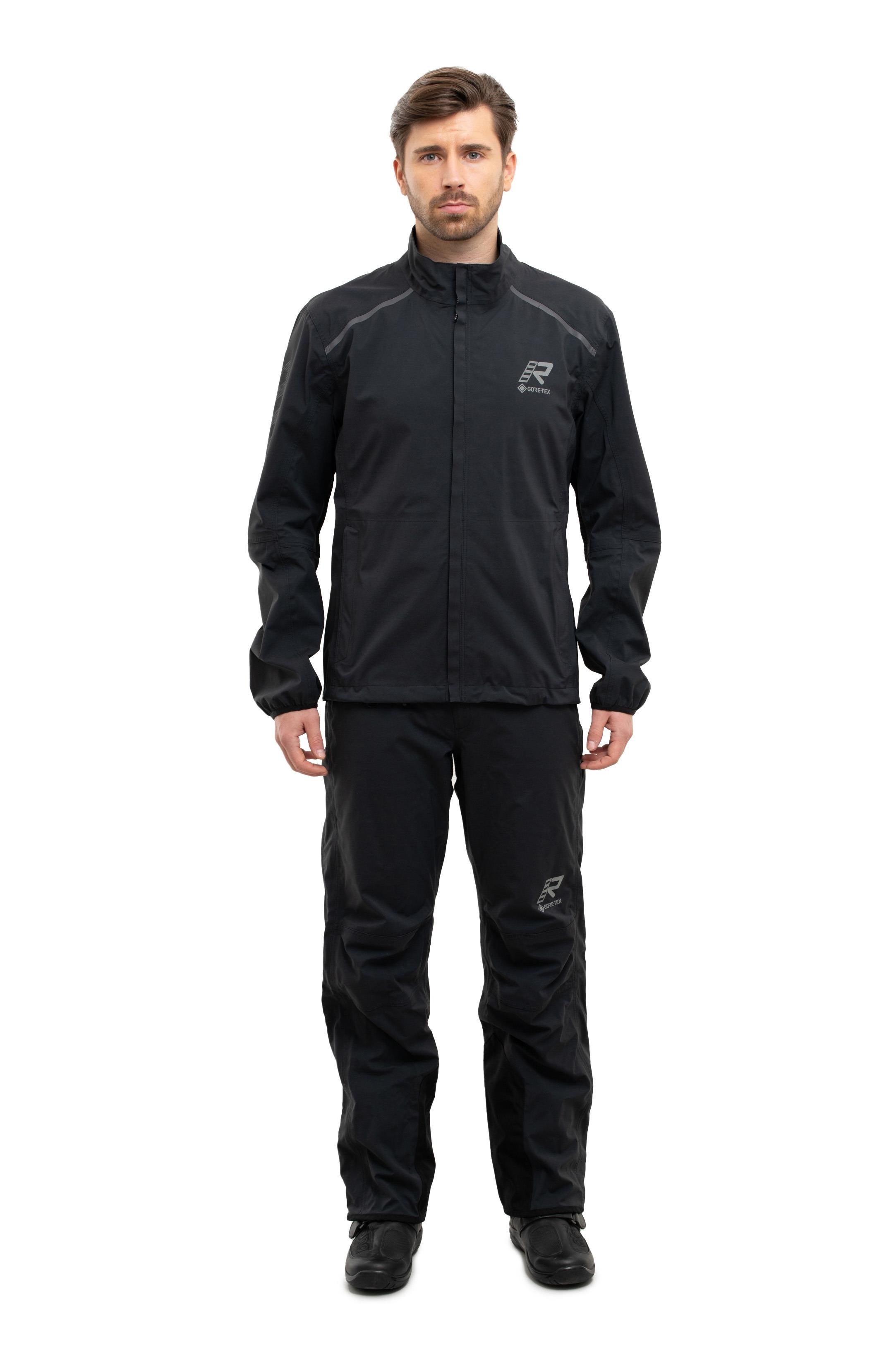 Transfo-R Gore-Tex Erkek Motosiklet Yağmurluğu Üst Siyah-999