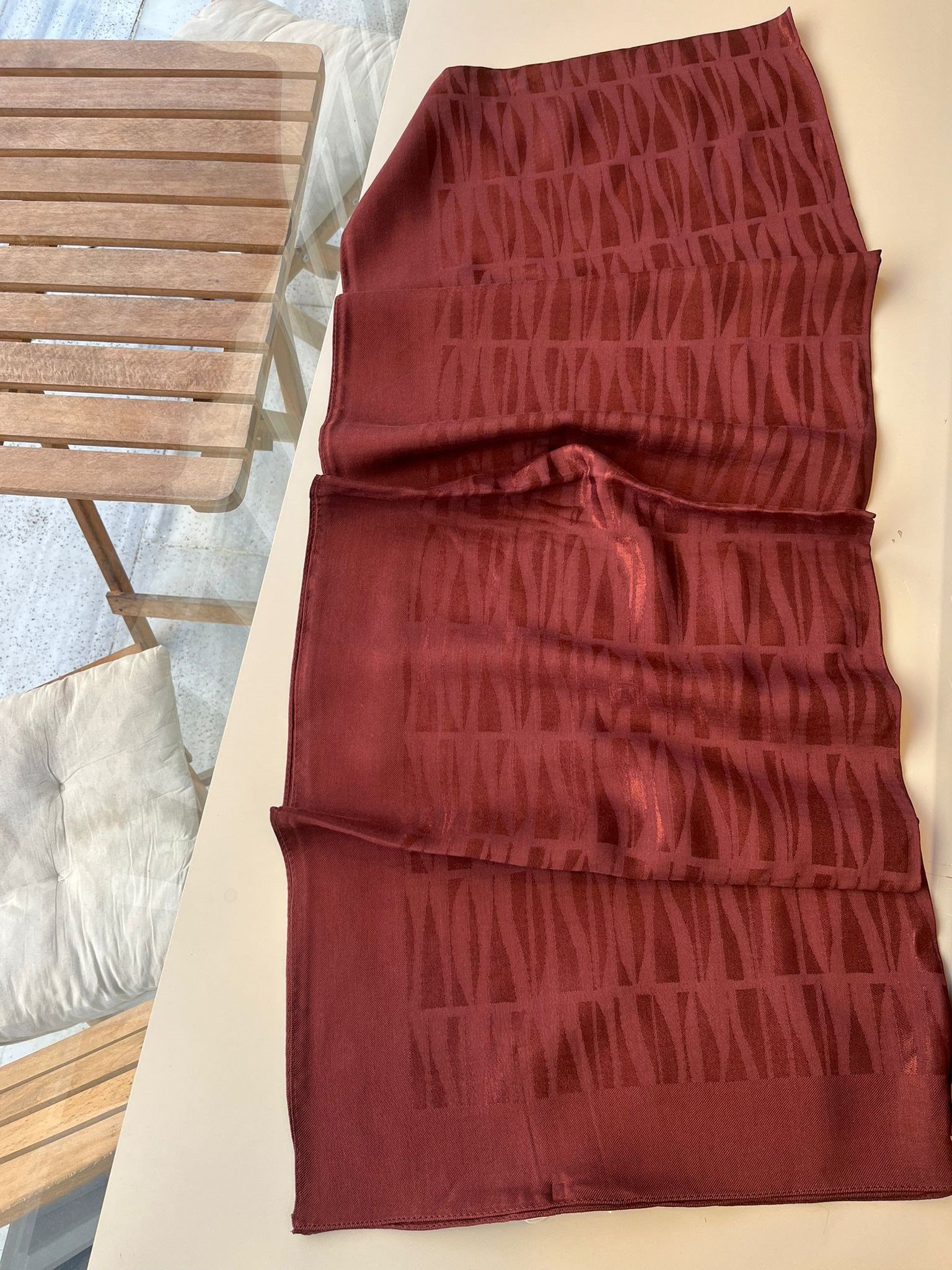 Armine Lyocell Şal Bordo