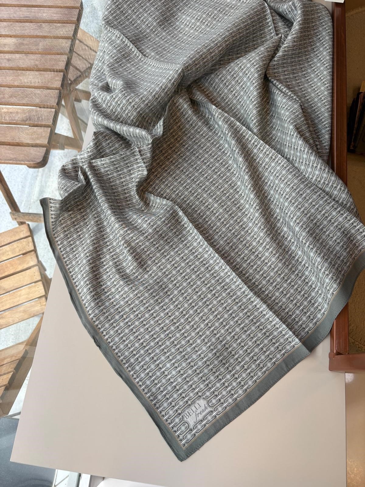 Belli Fresh Modal Eşarp Gri 07