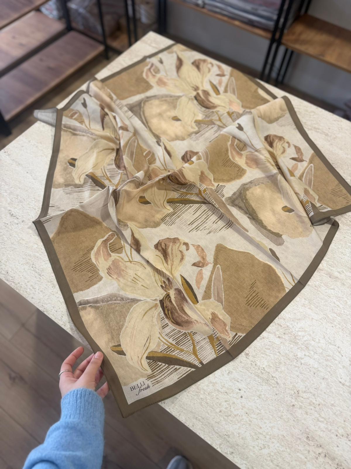 Belli Fresh Modal Eşarp Kahverengi 21