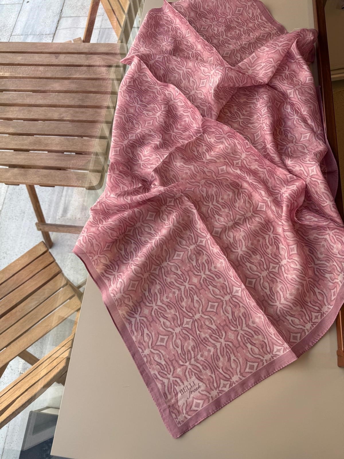 Belli Fresh Tensel Eşarp Pembe 16