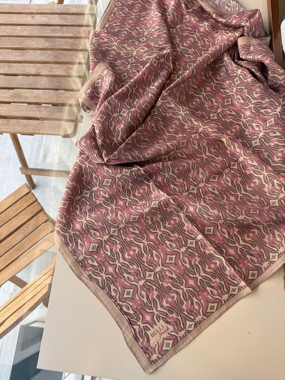 Belli Fresh Tensel Eşarp Vizon 25