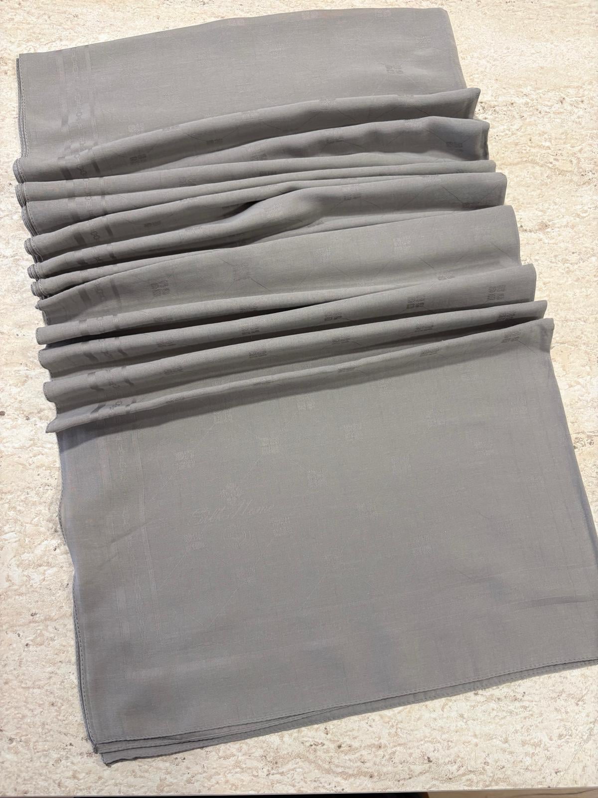 Silk Home Liva Şal Gümüş