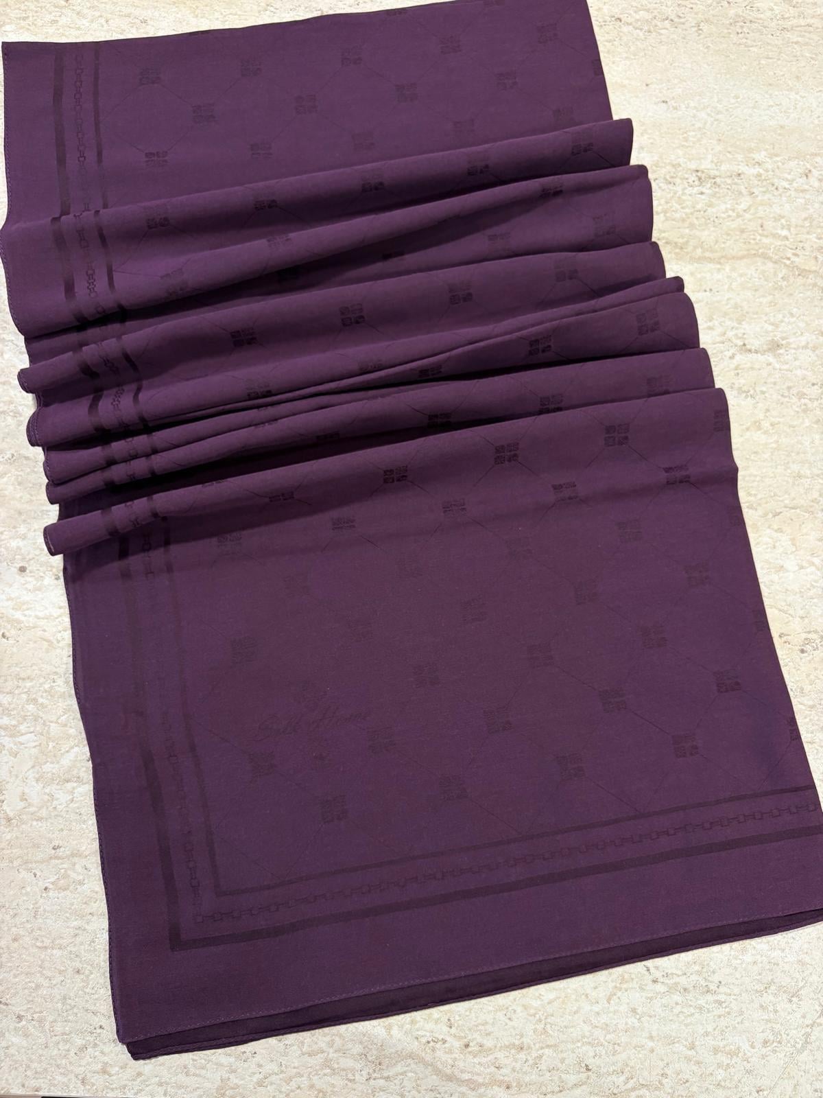 Silk Home Liva Şal Mürdüm