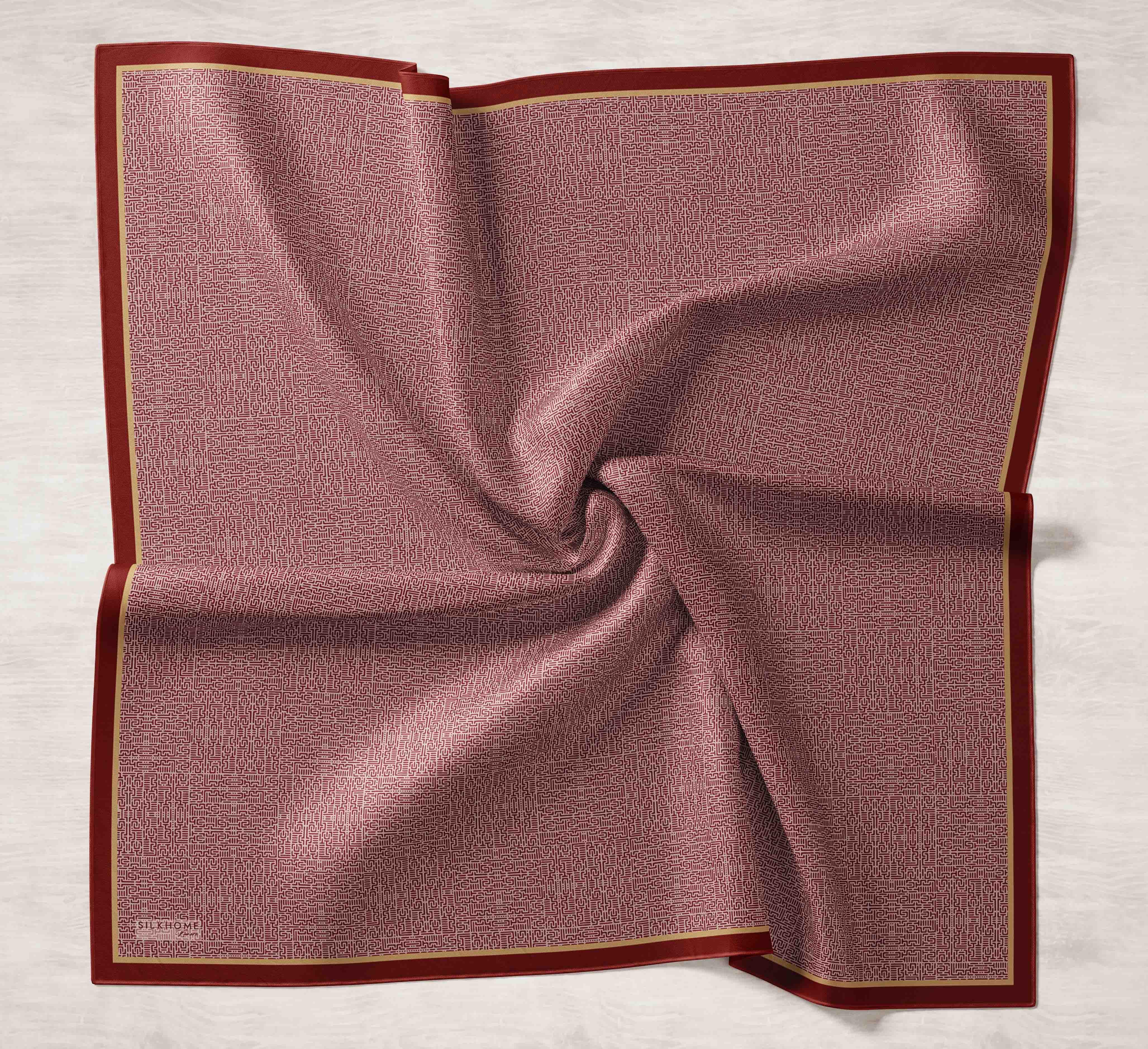 Silk Home Monare Tencel Eşarp Bordo