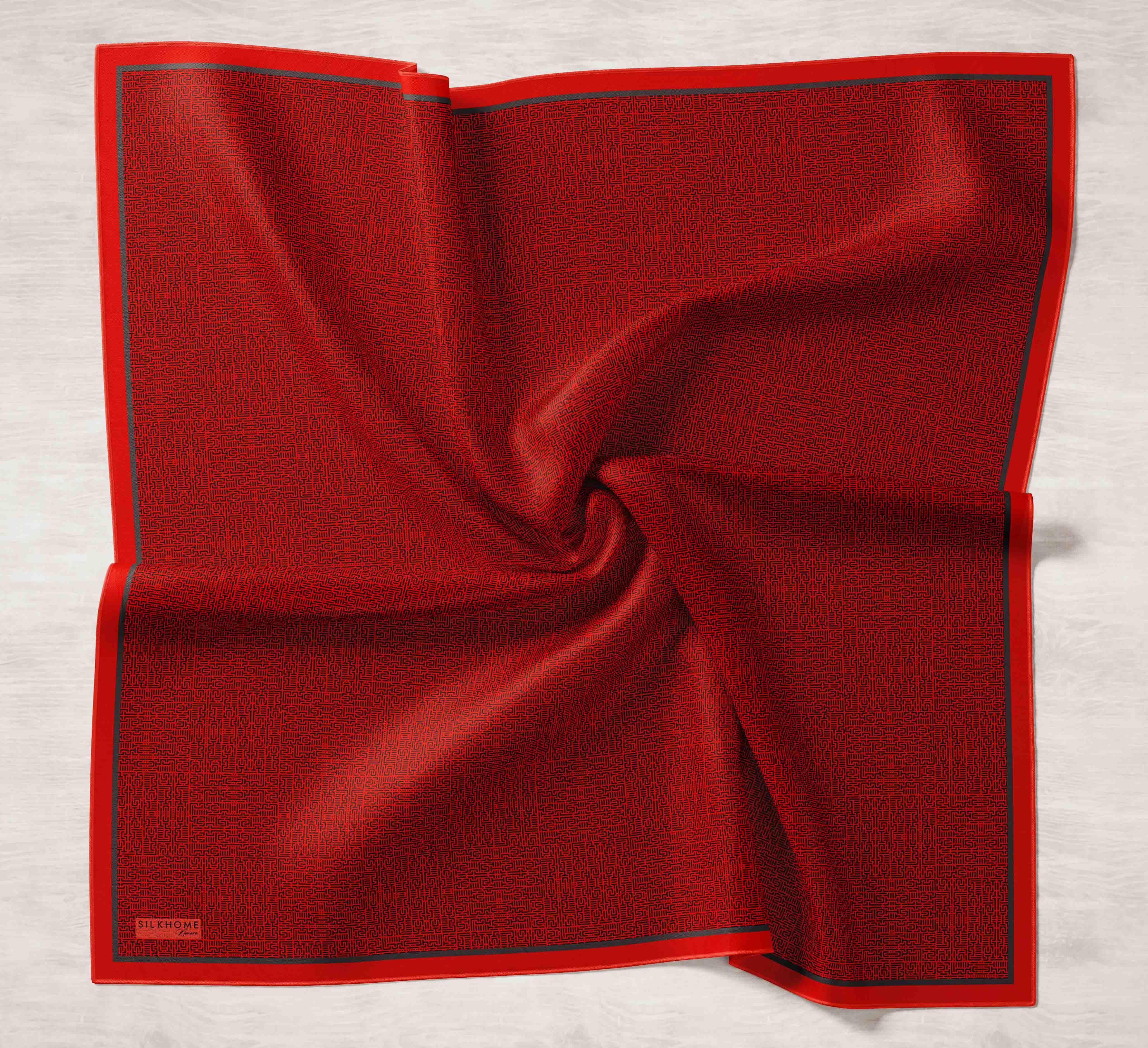Silk Home Monare Tencel Eşarp Kırmızı