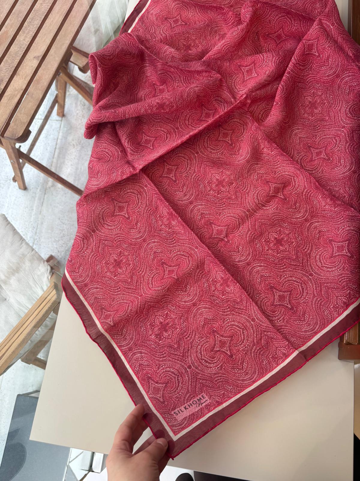 Silk Home Monare Tencel Eşarp Mürdüm-Fuşya