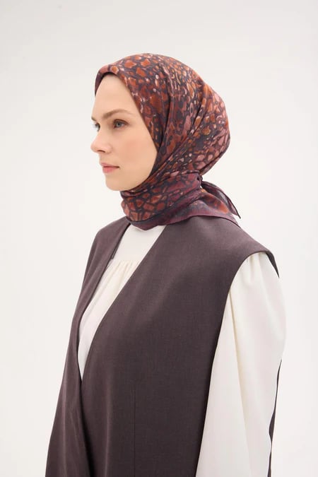 Silk Home Monare Tensel Eşarp Bordo