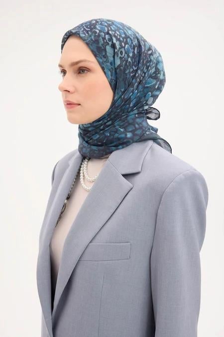 Silk Home Monare Tensel Eşarp Petrol Yeşil