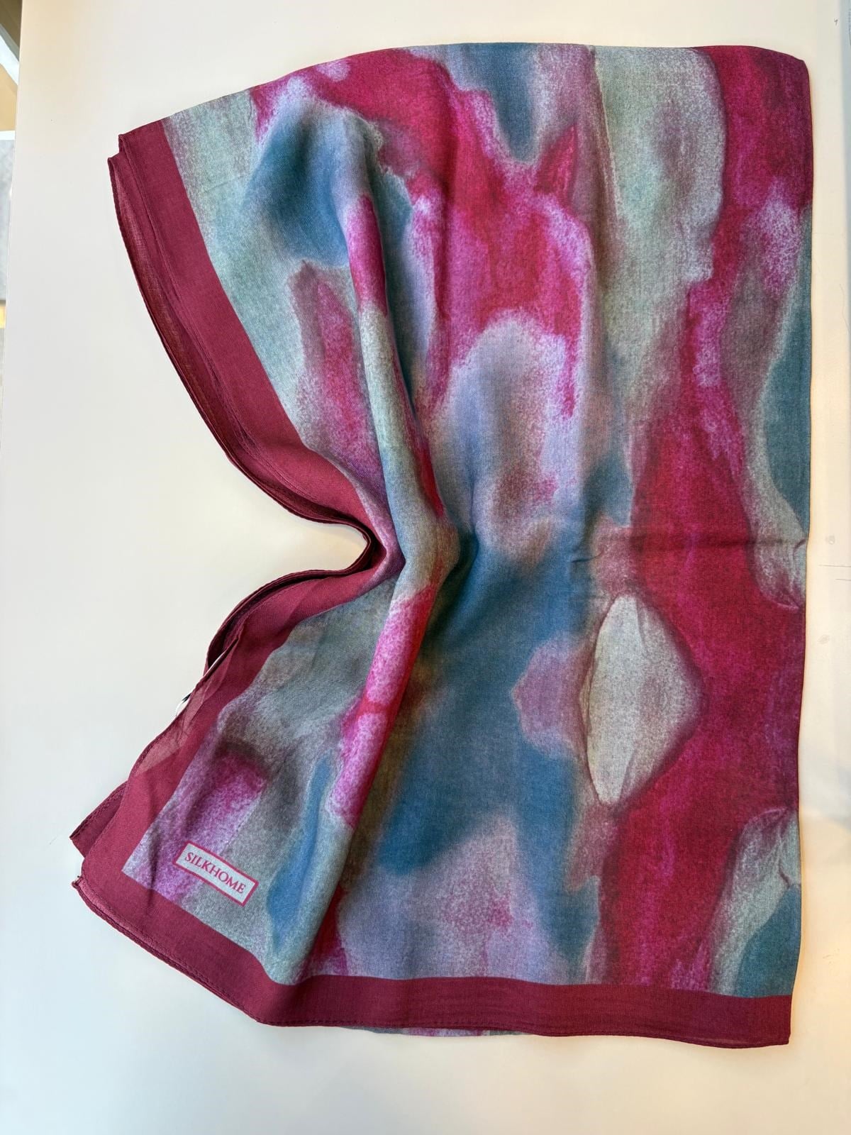 Silk Home Riva Şal Bordo