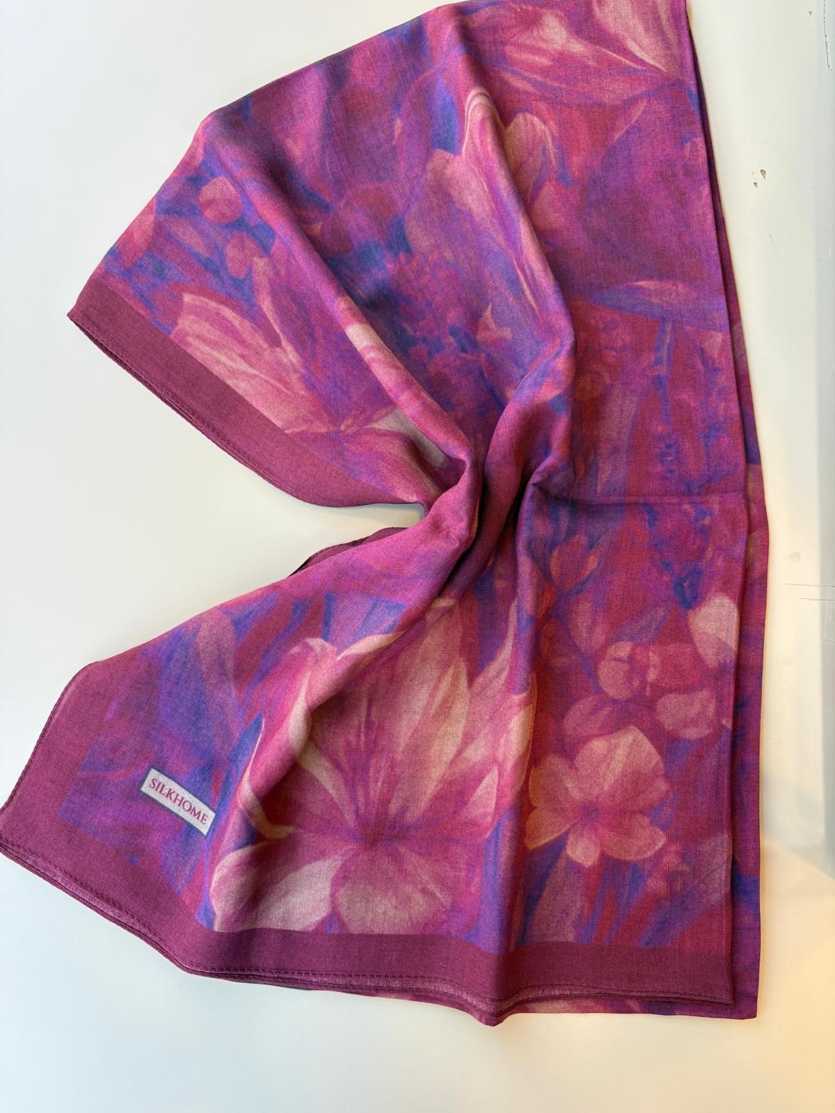 Silk Home Riva Şal Fuşya