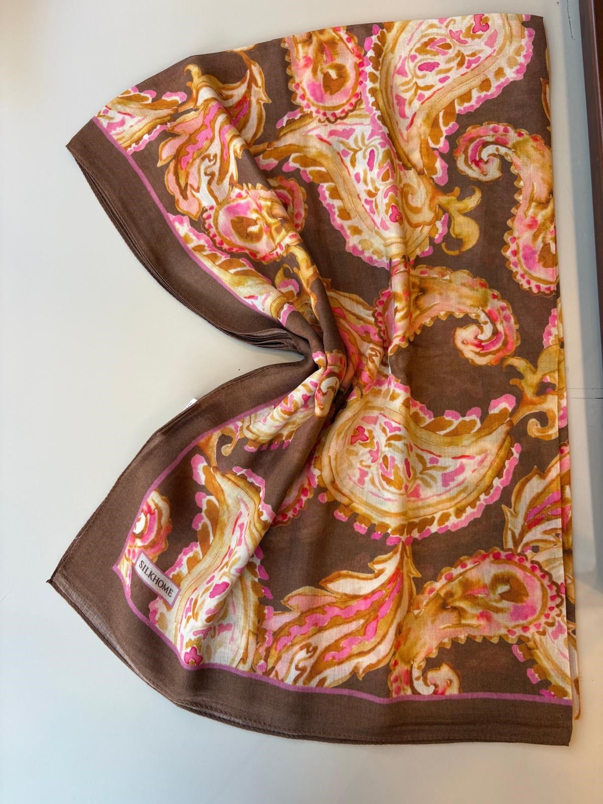 Silk Home Riva Şal Kahve