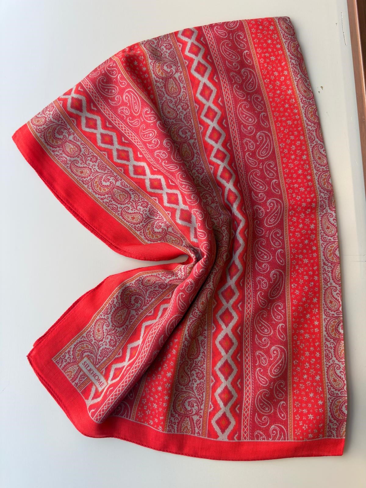 Silk Home Riva Şal Kırmızı