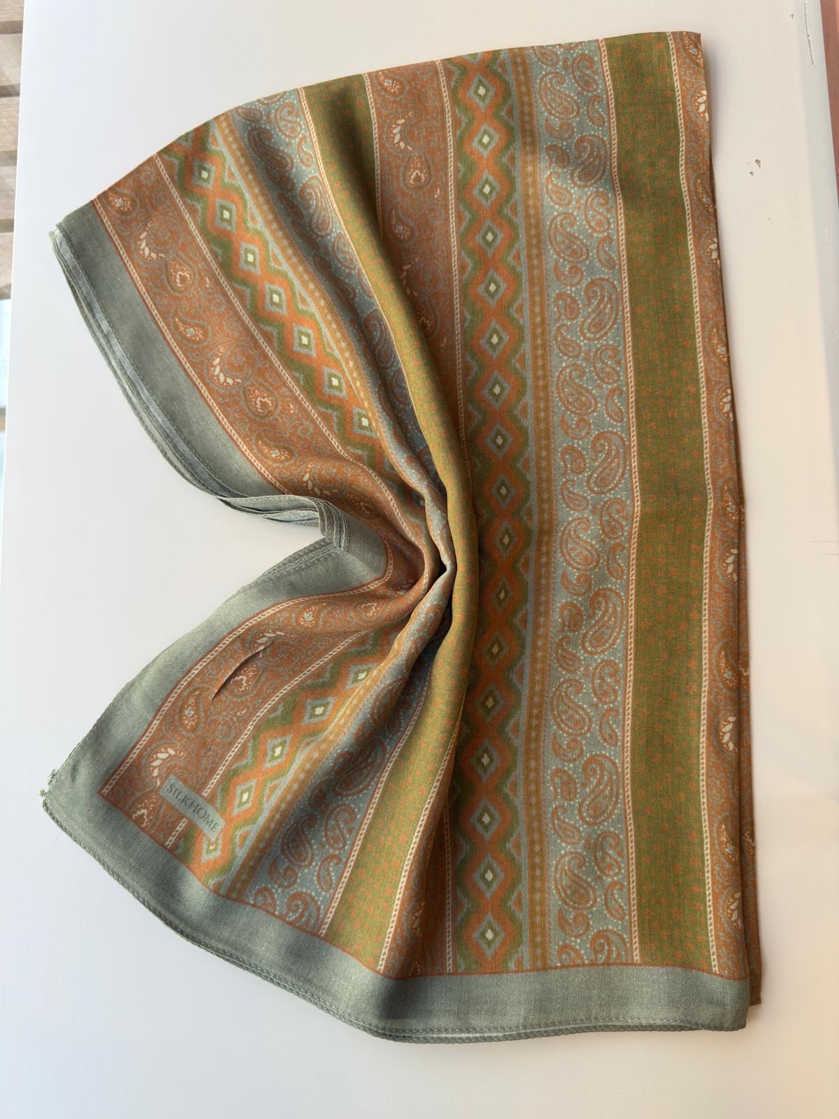 Silk Home Riva Şal Yeşil