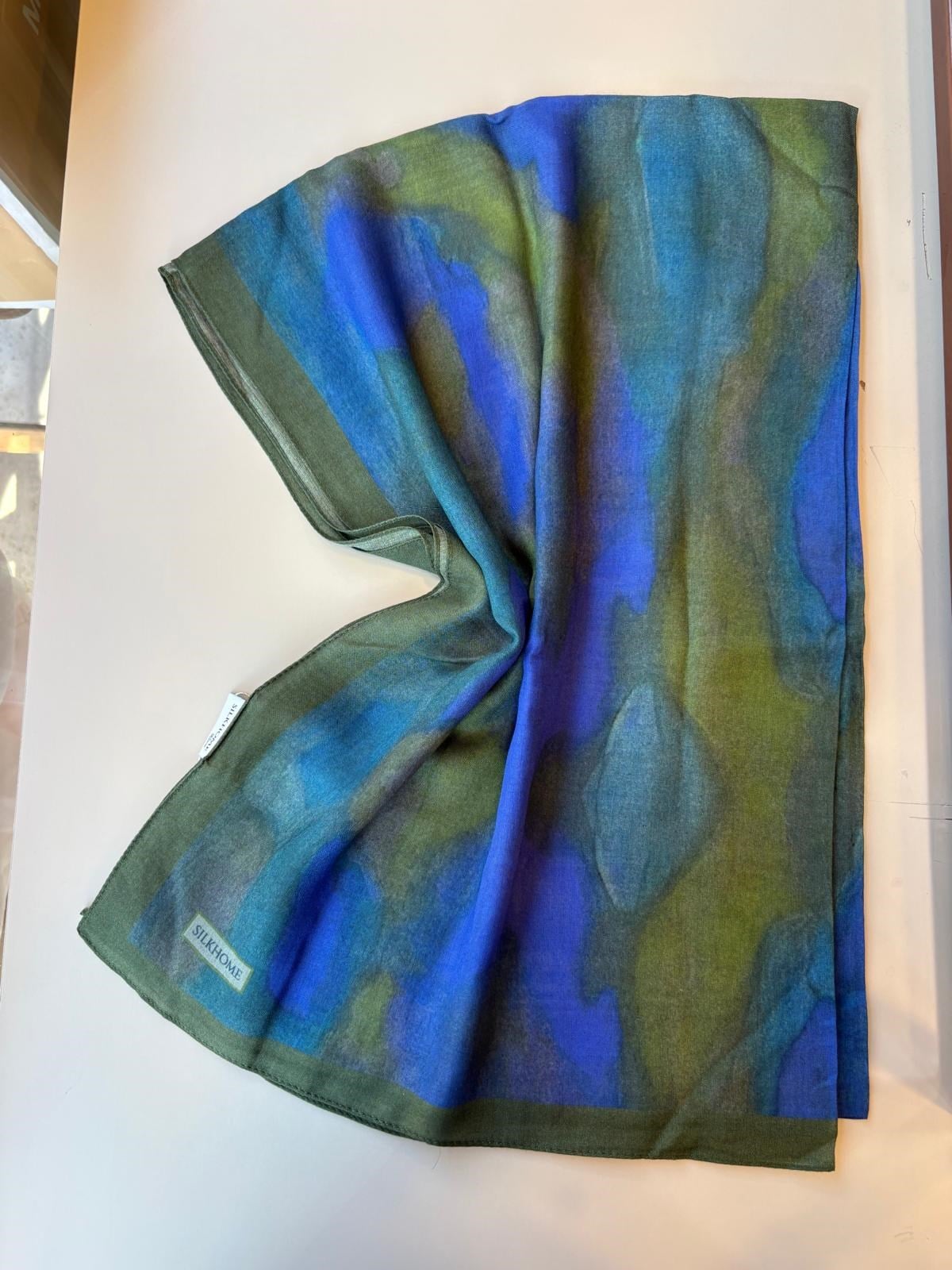Silk Home Riva Şal Yeşil-Mor