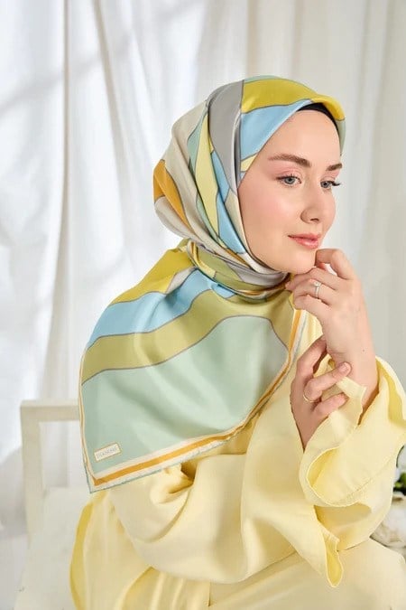 Silk Home Tivil İpek Eşarp Mint 06