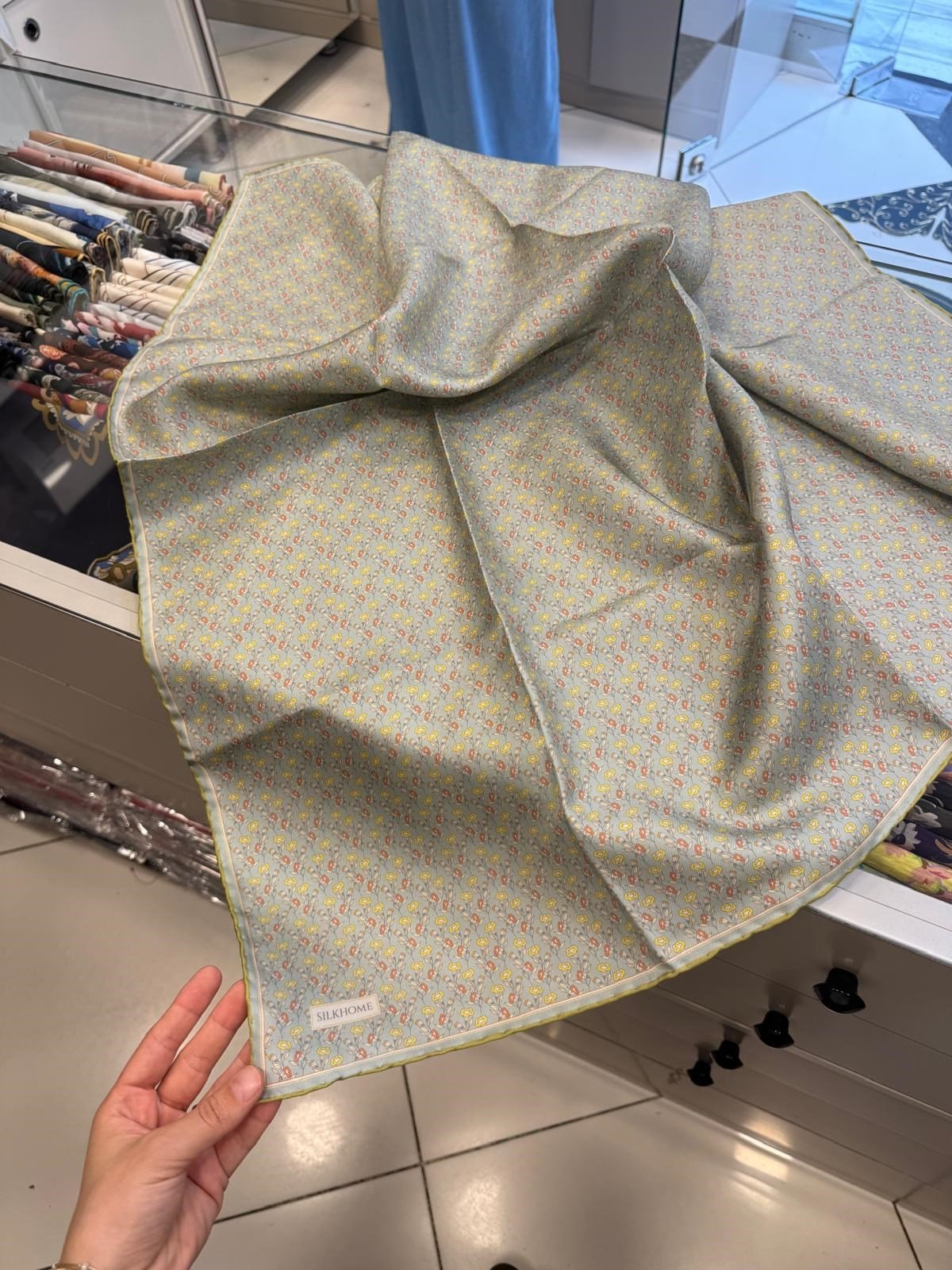 Silk Home Tivil İpek Eşarp Mint 26