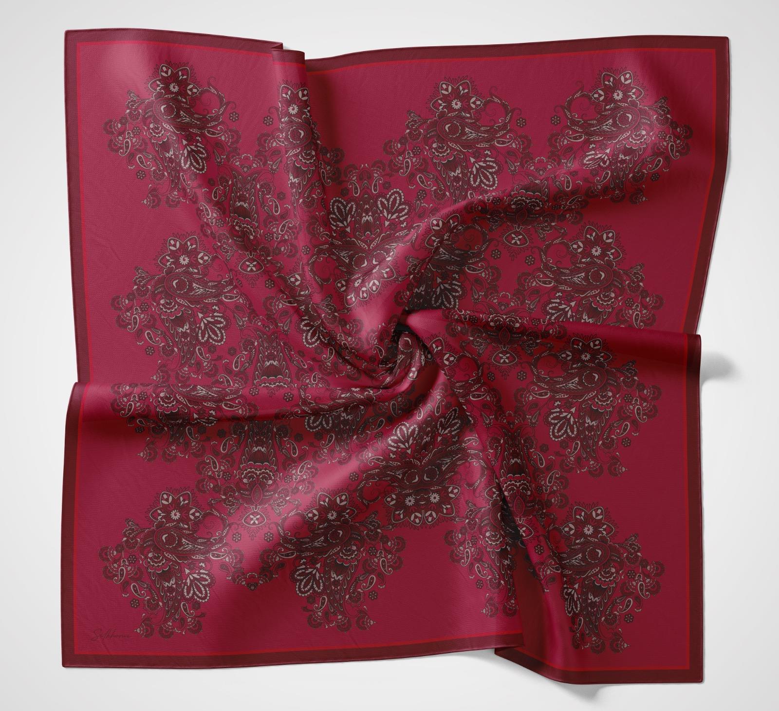 Silk Home Velora Eşarp Bordo